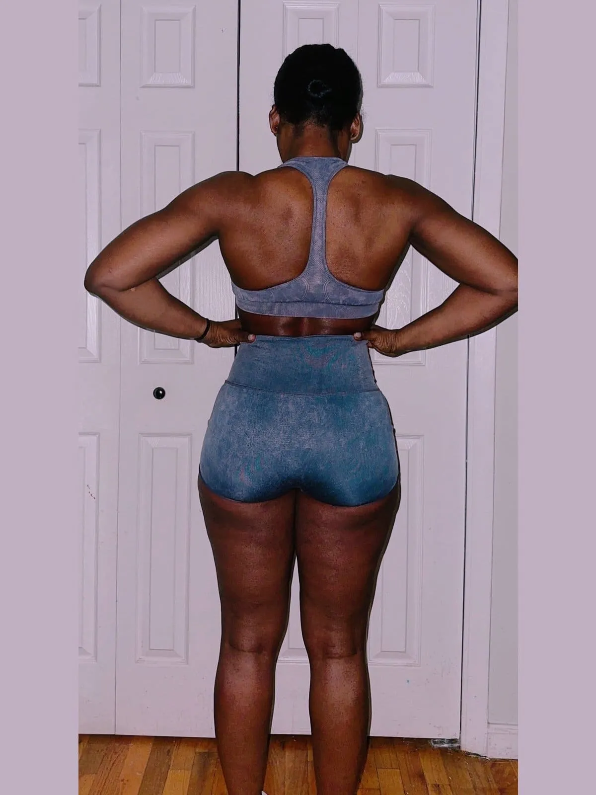 Acid Wash Sports Bra