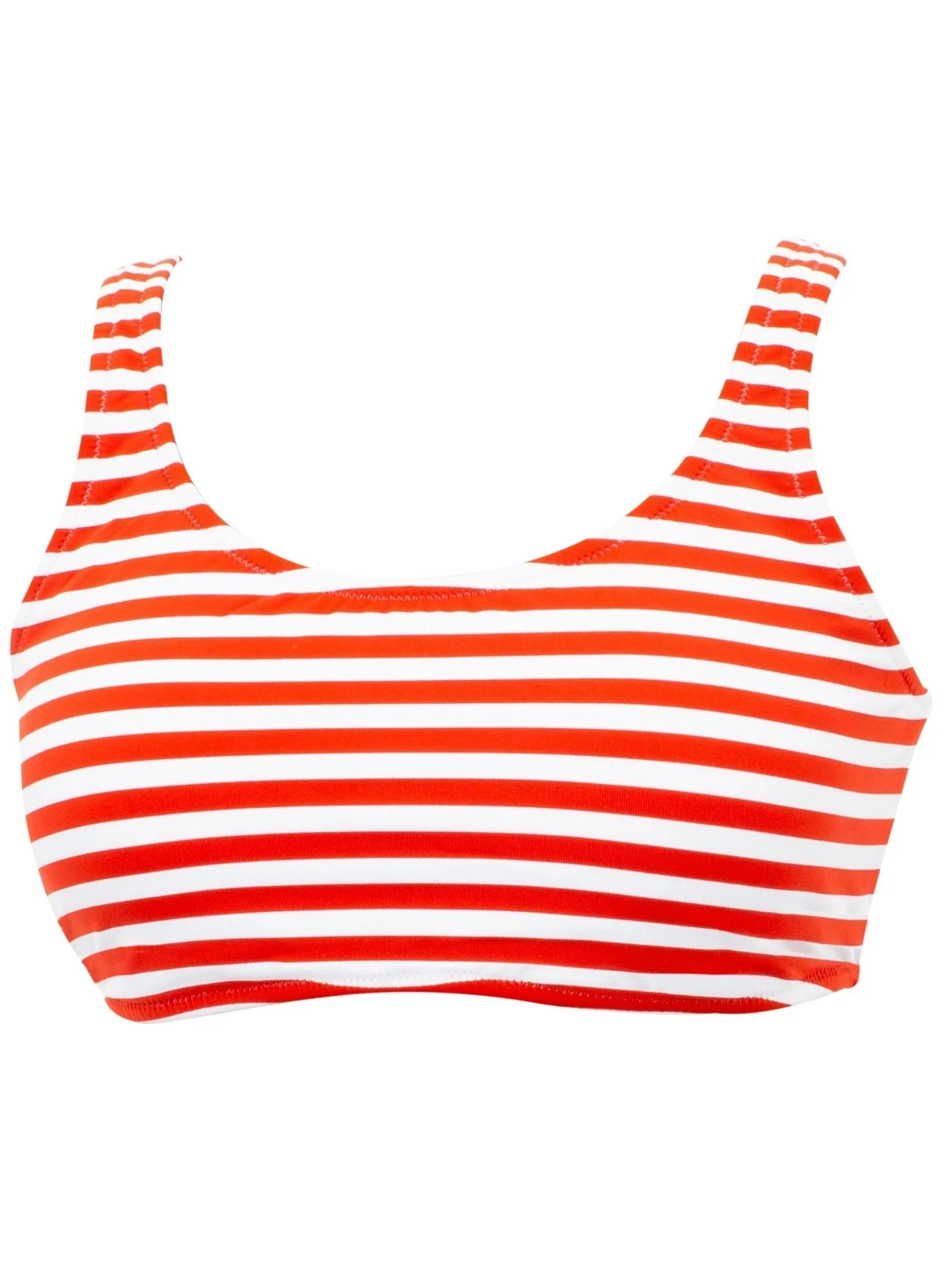 Alba Red Striped Bikini Set Maternity Swimsuit