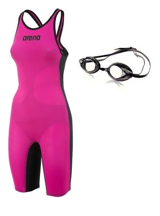 ARENA Powerskin Carbon Air Full Body Short Leg Open Back