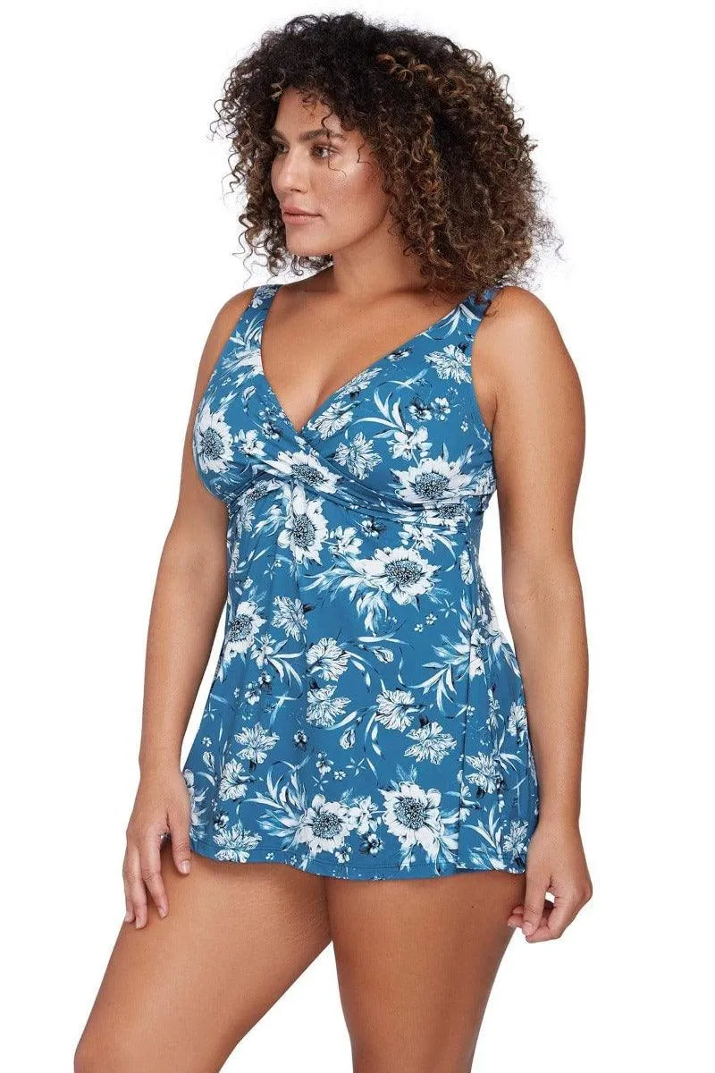 Artesands AT1723DU Fleur Du Champ Cerulean Delacroix Swim Dress