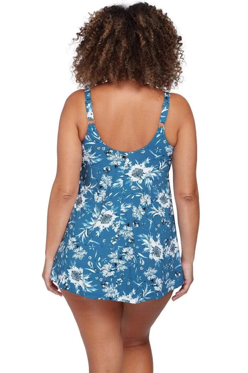 Artesands AT1723DU Fleur Du Champ Cerulean Delacroix Swim Dress