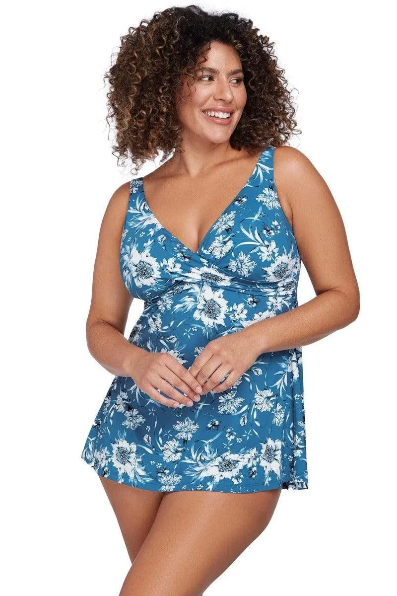 Artesands AT1723DU Fleur Du Champ Cerulean Delacroix Swim Dress
