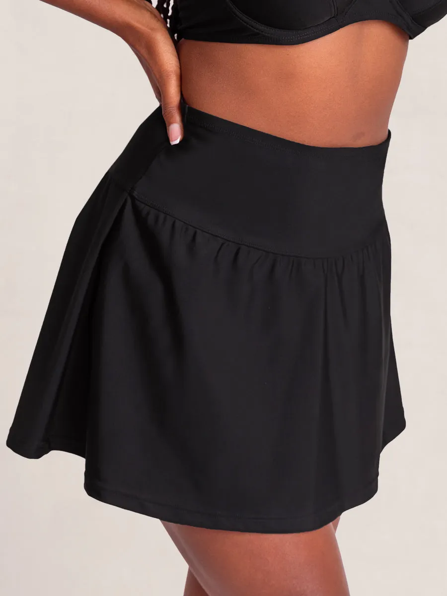 Bundle Shapermint Essentials - 1 Halter Bikini Top   1 Swim Skirt