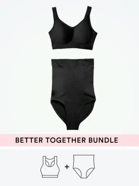 Bundle Truekind® & Shapermint Essentials - 1 Shaping Bra   1 High-Waisted Shaper Panty