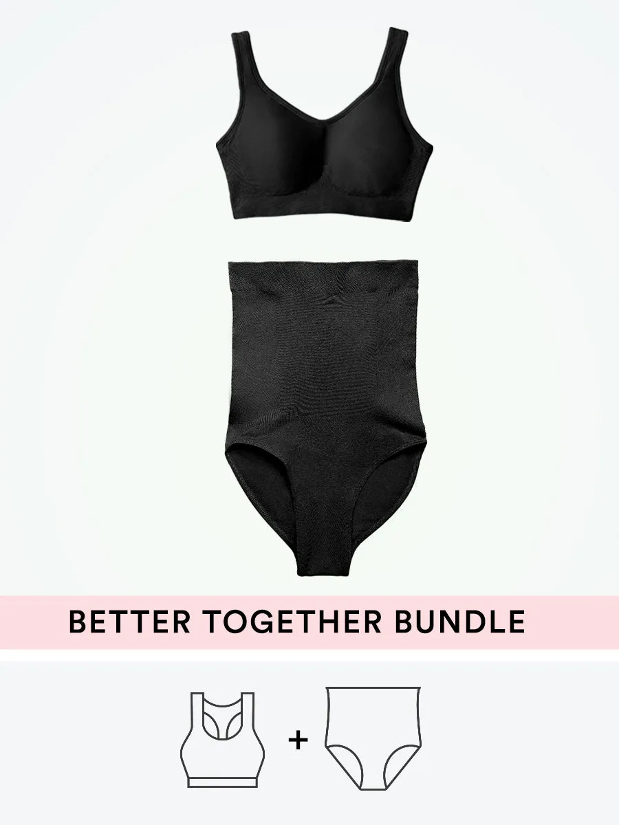 Bundle Truekind® & Shapermint Essentials - 1 Shaping Bra   1 High-Waisted Shaper Panty