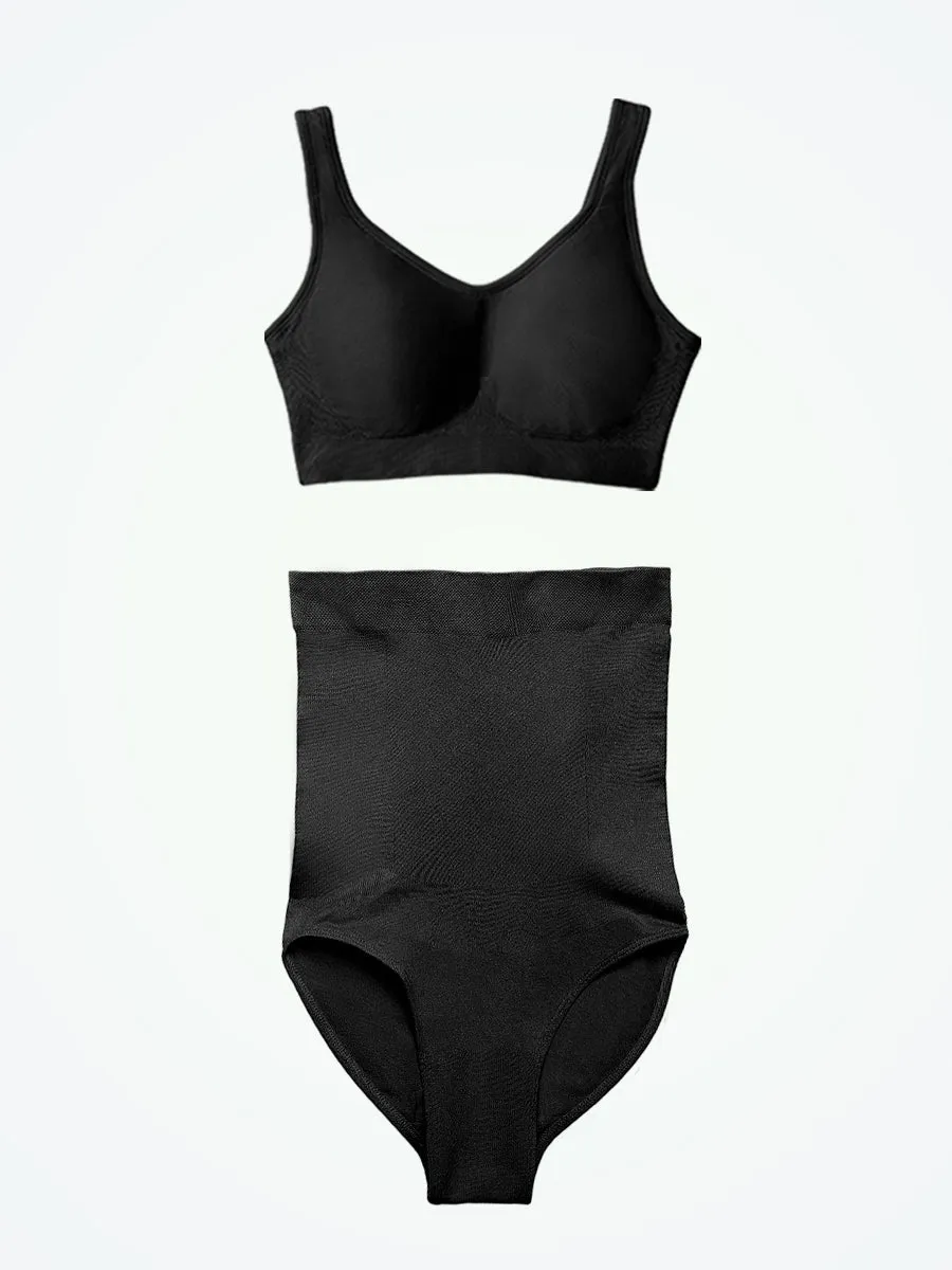 Bundle Truekind® & Shapermint Essentials - 1 Shaping Bra   1 High-Waisted Shaper Panty