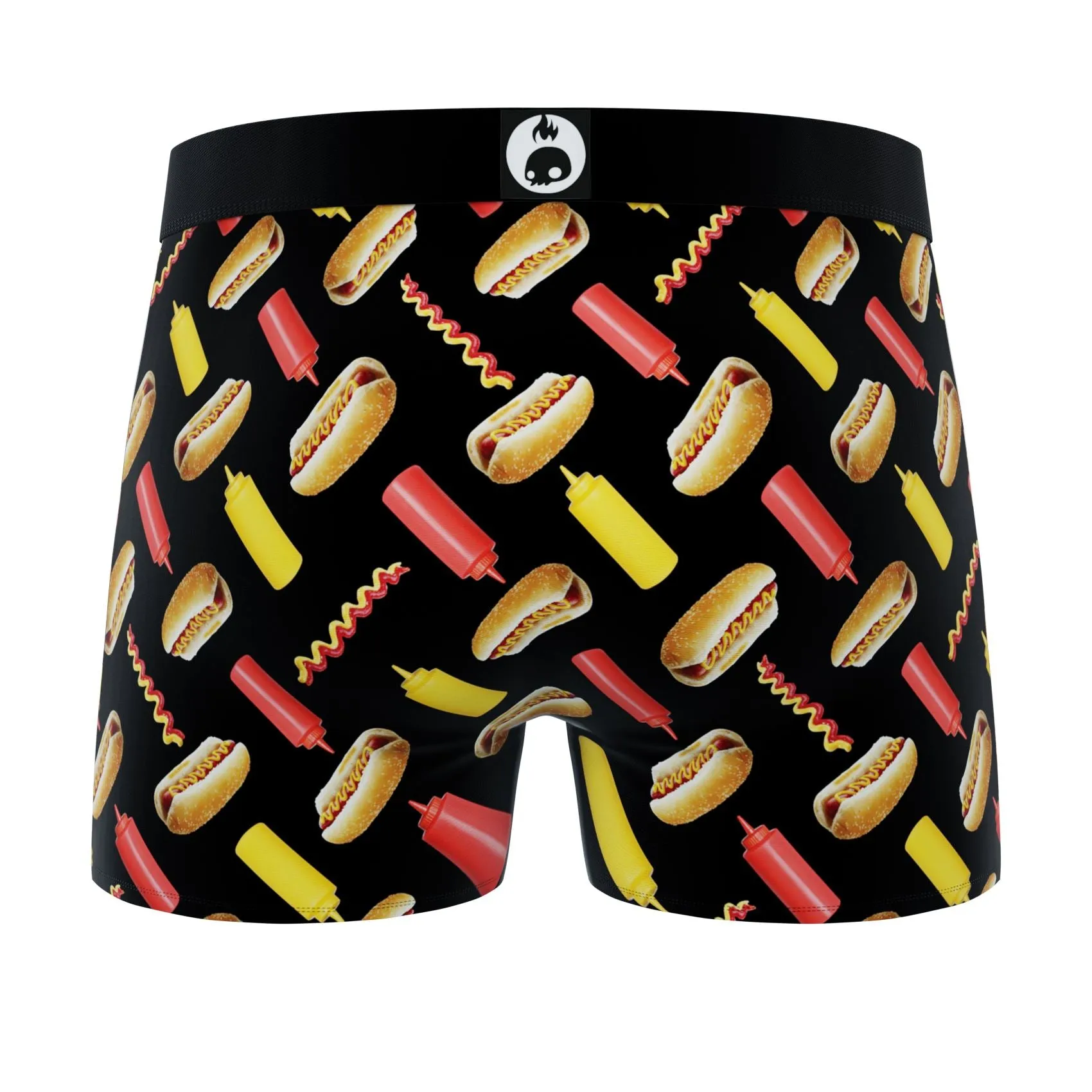 CRAZYBOXER All Star Burgers Blue Men's Boxer Briefs (3 pack)