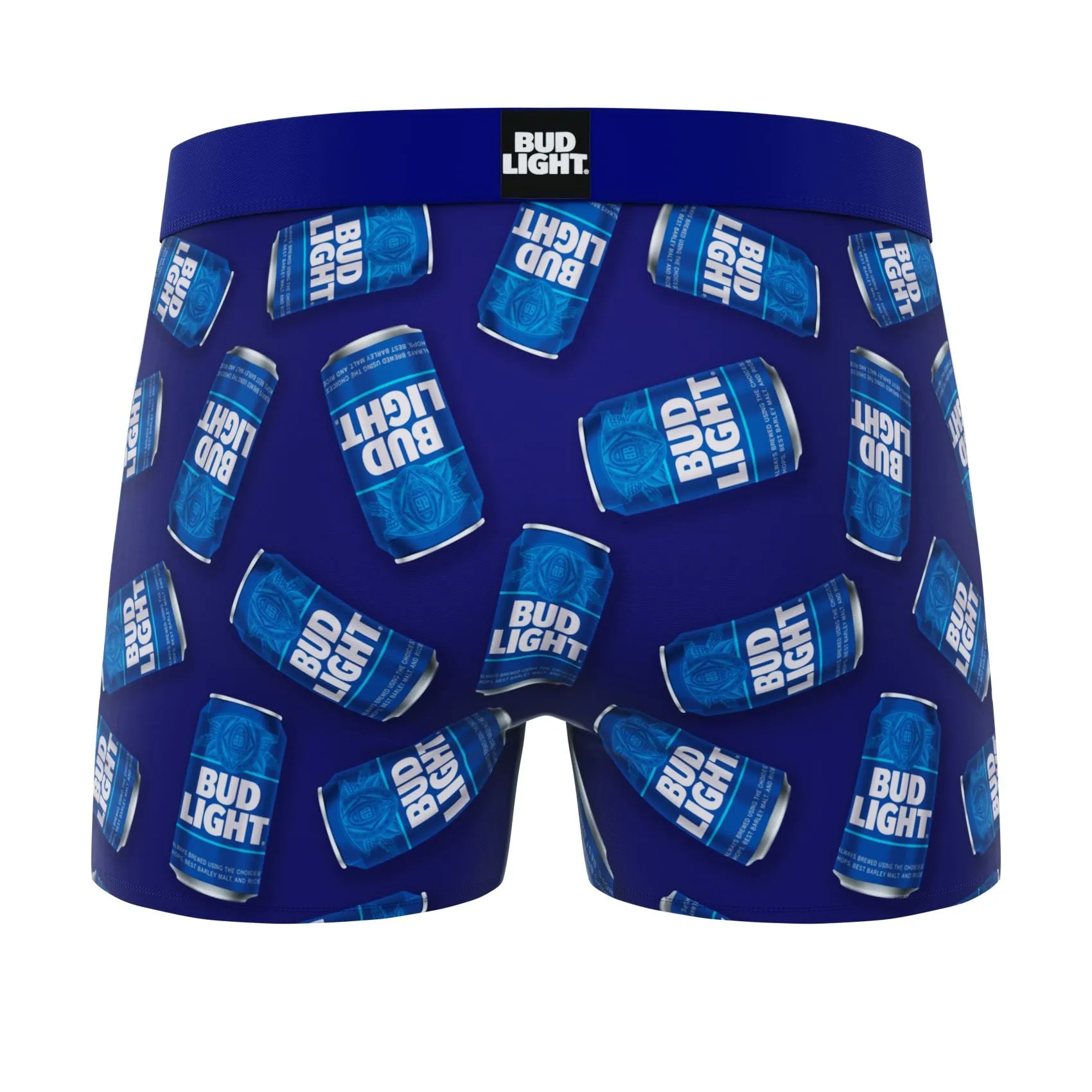 CRAZYBOXER Bud Light Men's Boxer Briefs (Creative Packaging)
