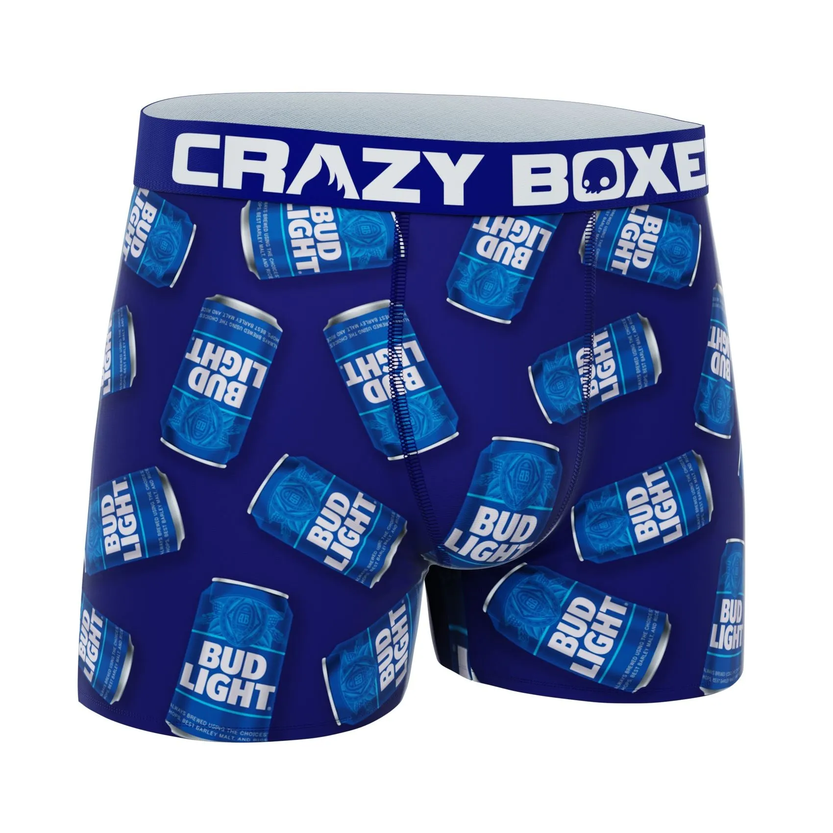 CRAZYBOXER Bud Light Men's Boxer Briefs (Creative Packaging)