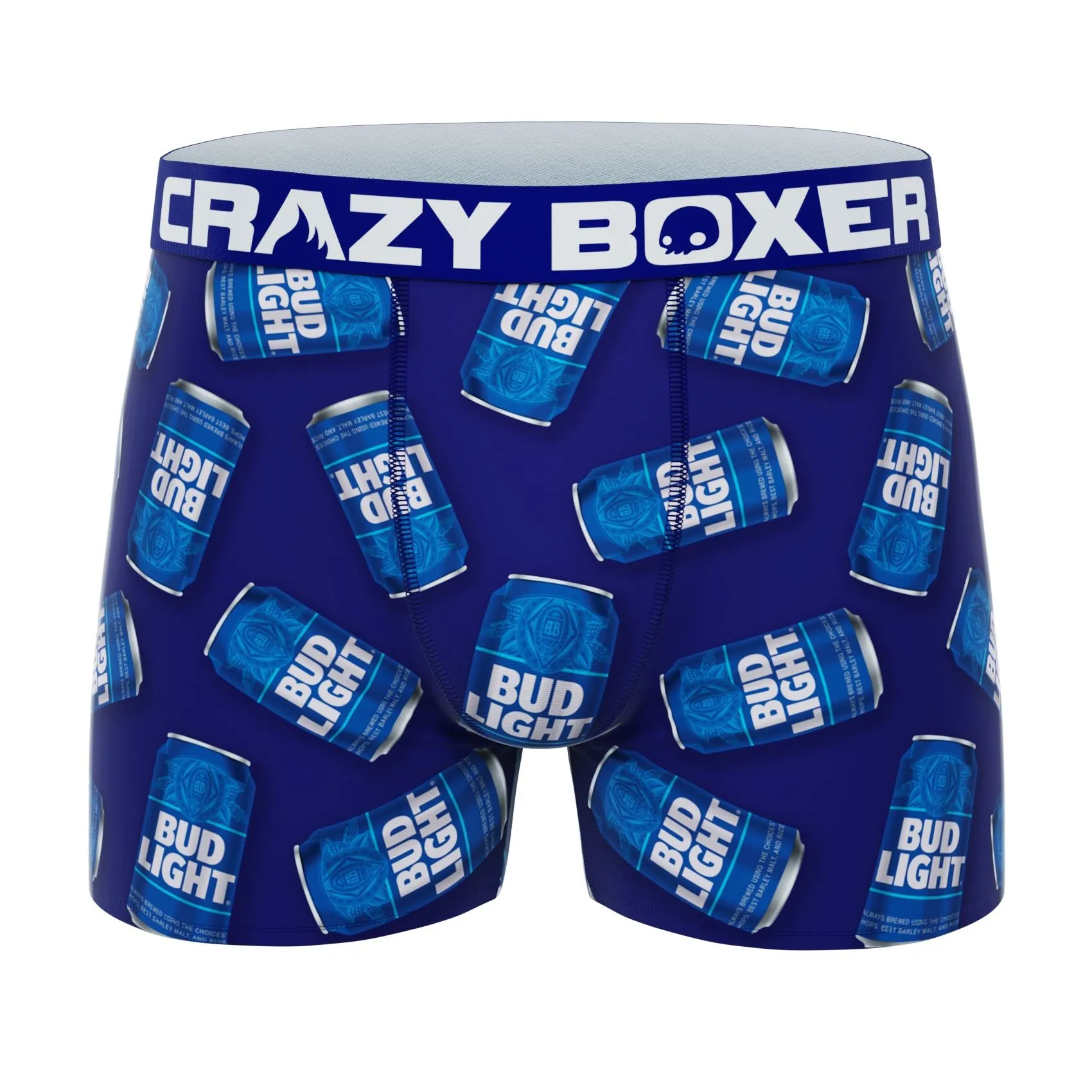 CRAZYBOXER Bud Light Men's Boxer Briefs (Creative Packaging)