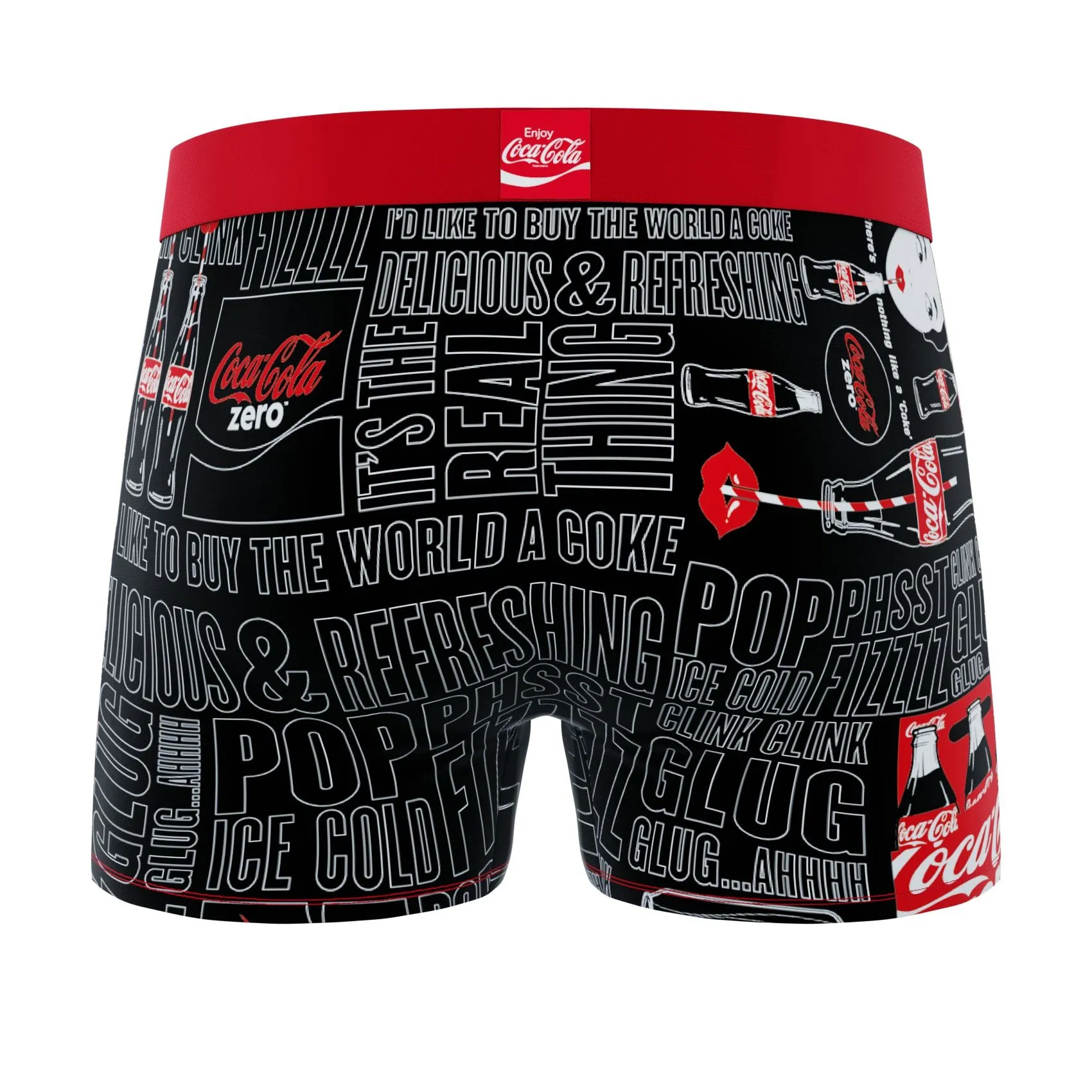 CRAZYBOXER Coca-Cola Zero Men's Boxer Briefs (Creative Packaging)