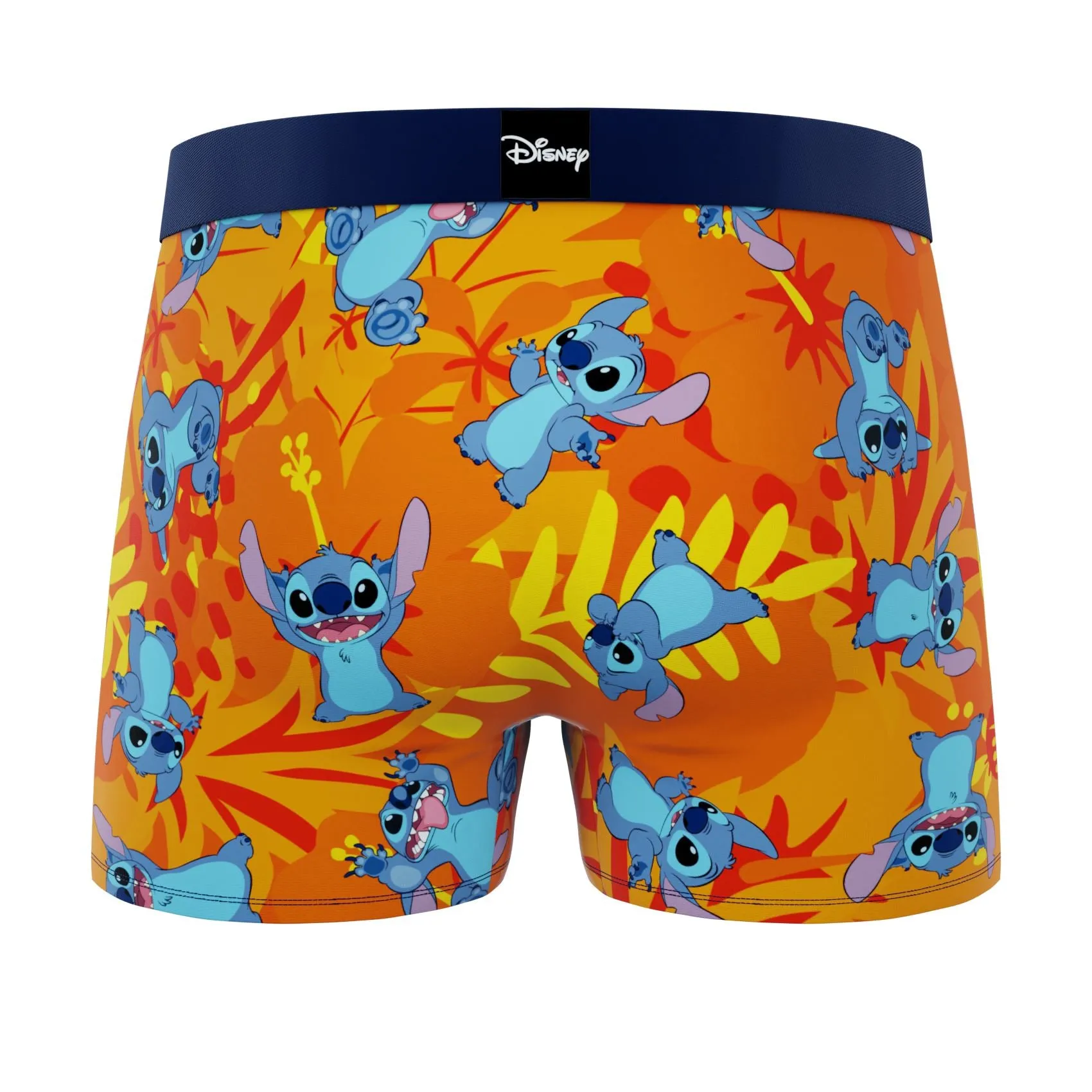 CRAZYBOXER Disney Lilo & Stitch Orange Men's Boxer Briefs