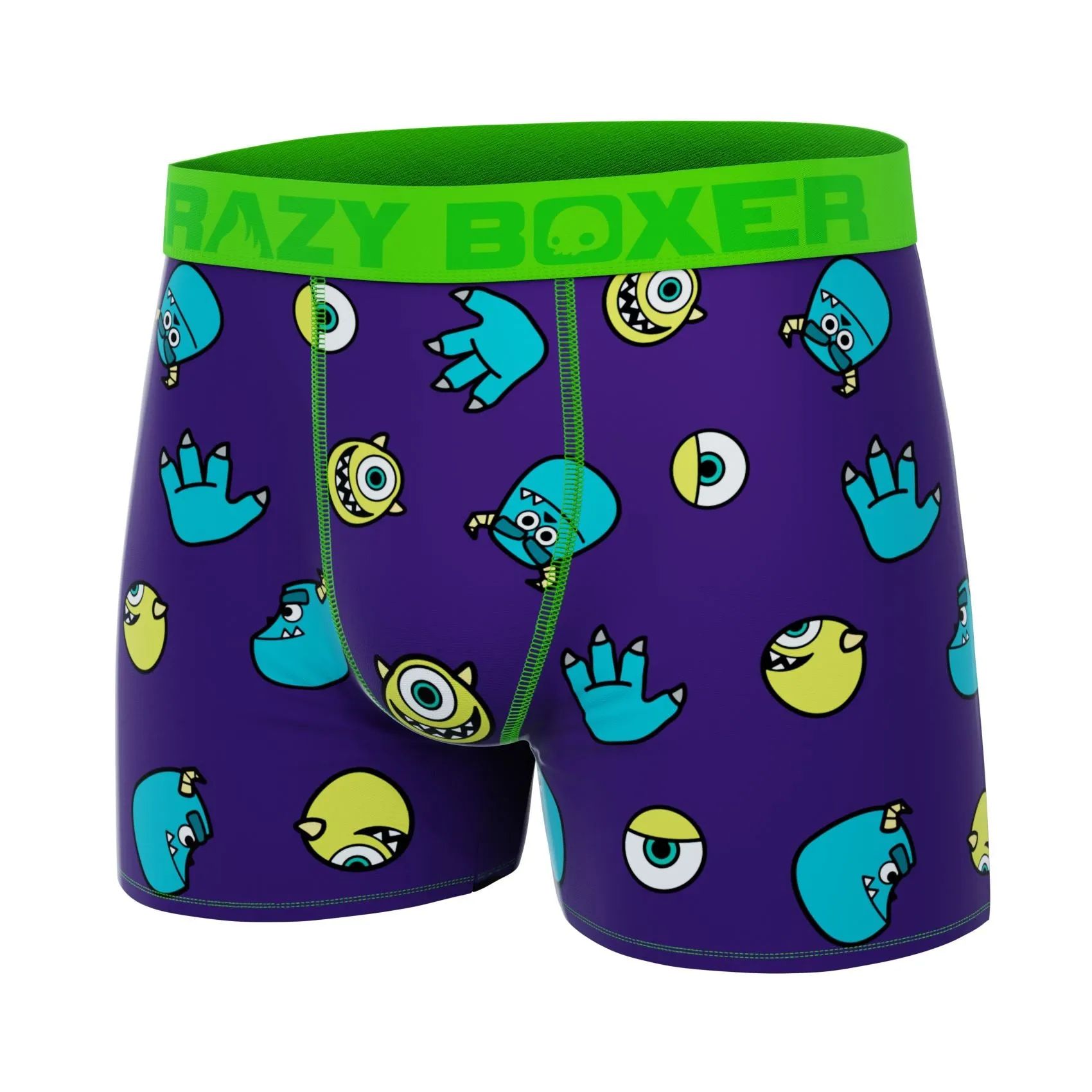CRAZYBOXER Disney Monsters Purple Men's Boxer Briefs