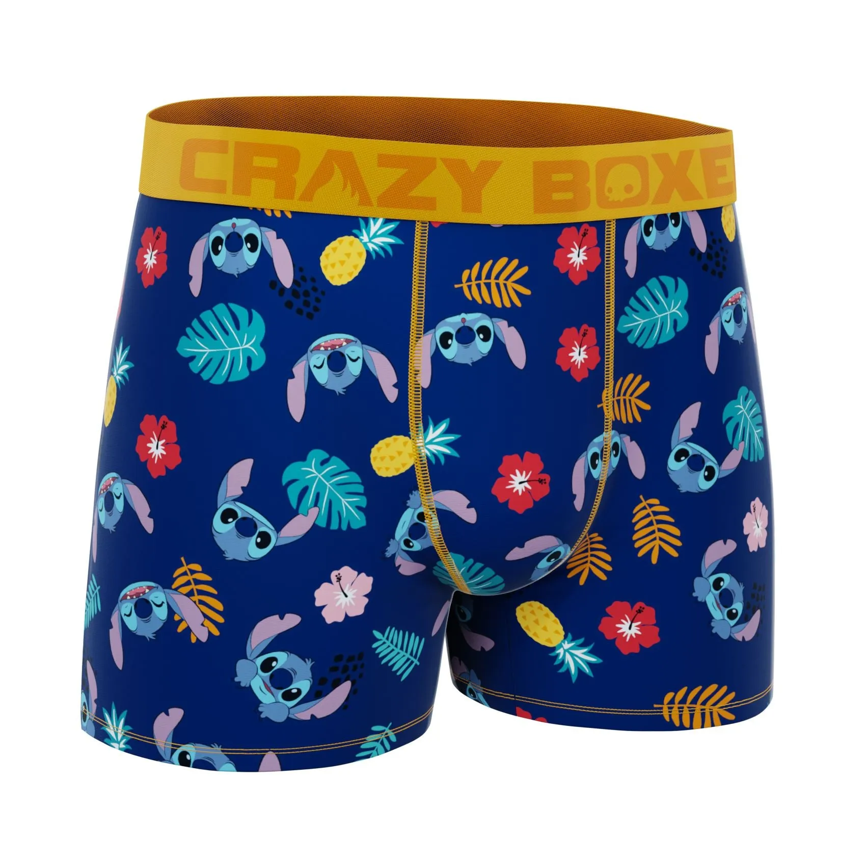 CRAZYBOXER Disney Tropical Stitch Men's Boxer Briefs