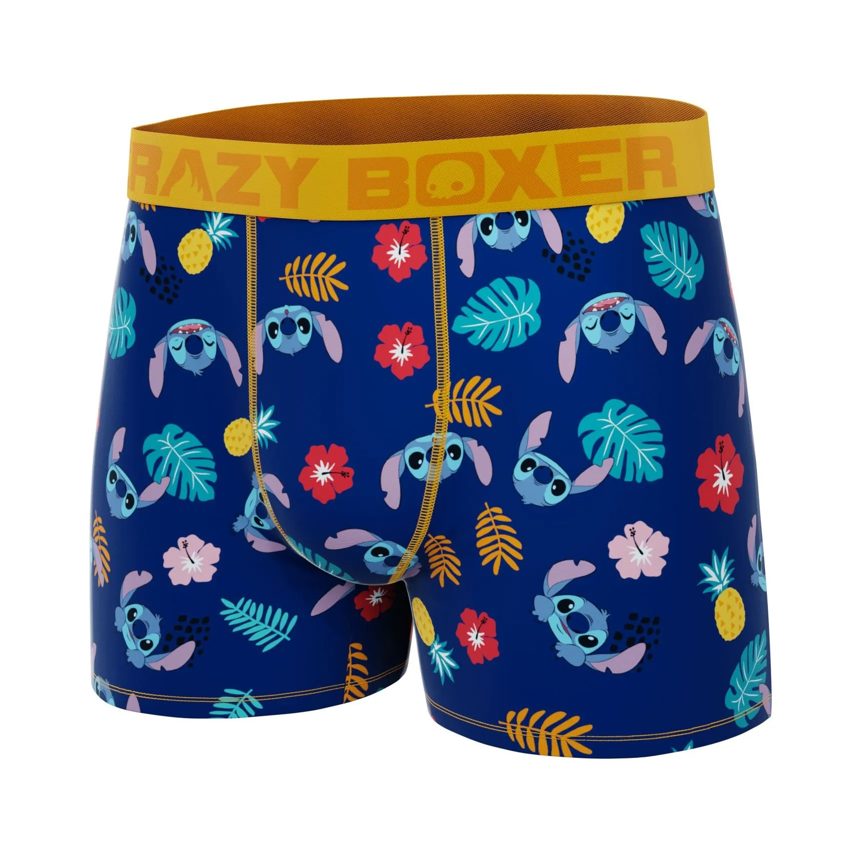 CRAZYBOXER Disney Tropical Stitch Men's Boxer Briefs
