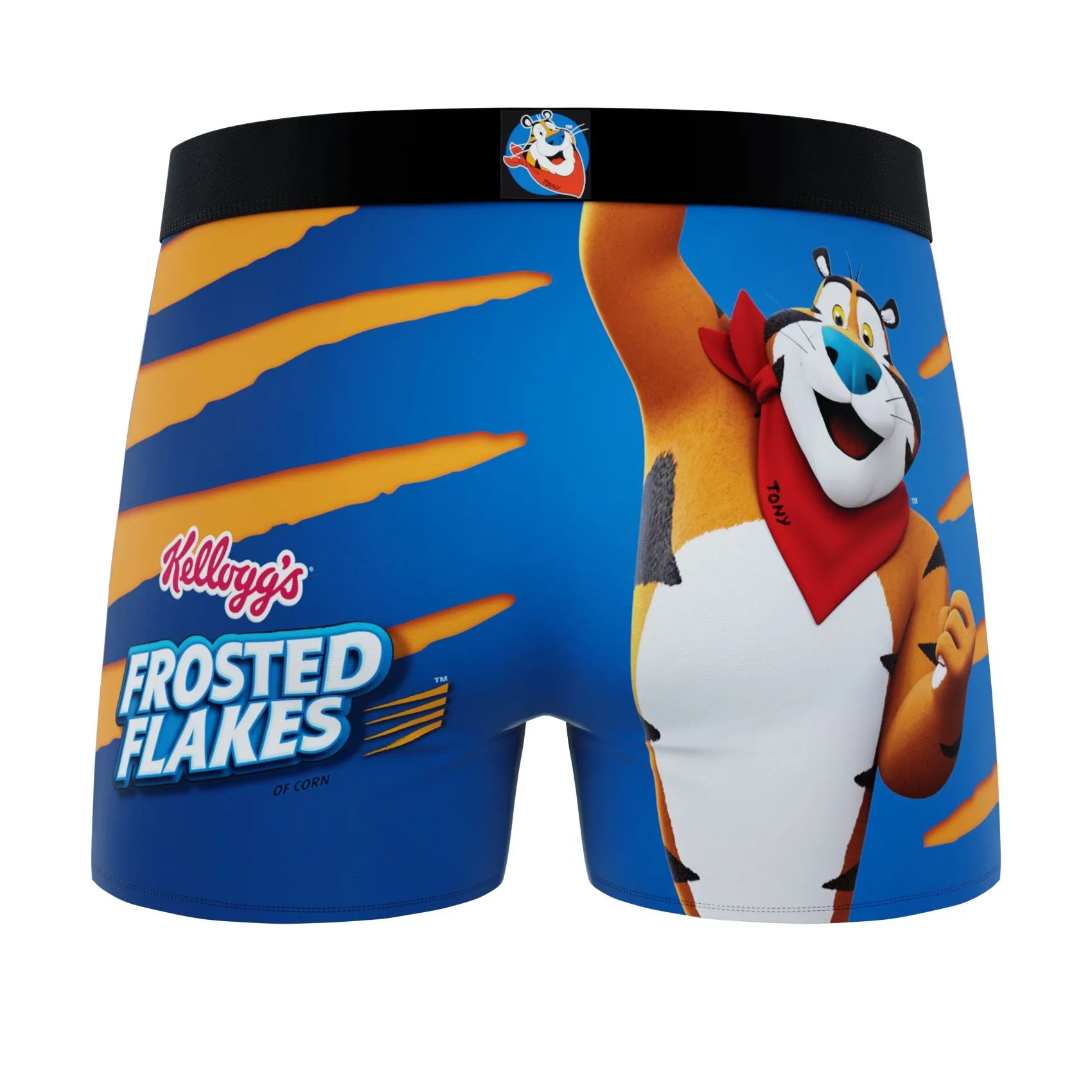 CRAZYBOXER Kellogg's Tony The Tiger Men's Boxer Briefs (Creative Packaging)