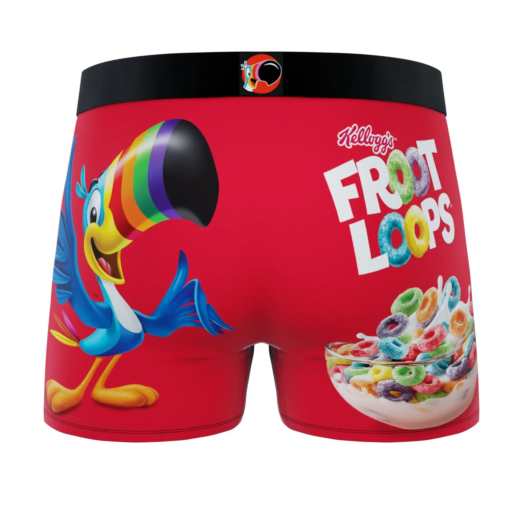 CRAZYBOXER Kelloggs Toucan Sam Men's Boxer Briefs (2 pack)