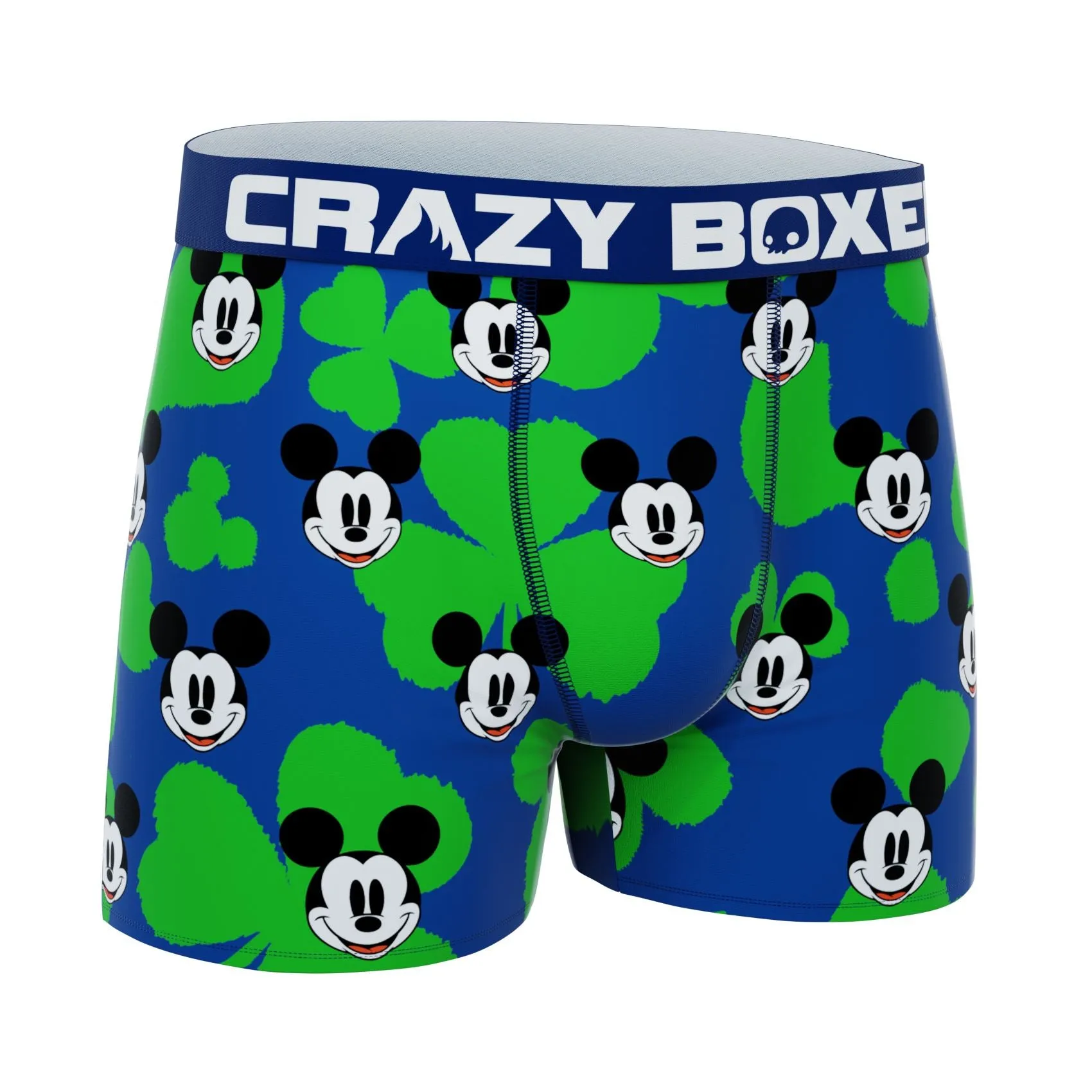 CRAZYBOXER Men's Disney St Patrick Breathable Soft Boxer Briefs (Creative Packaging)