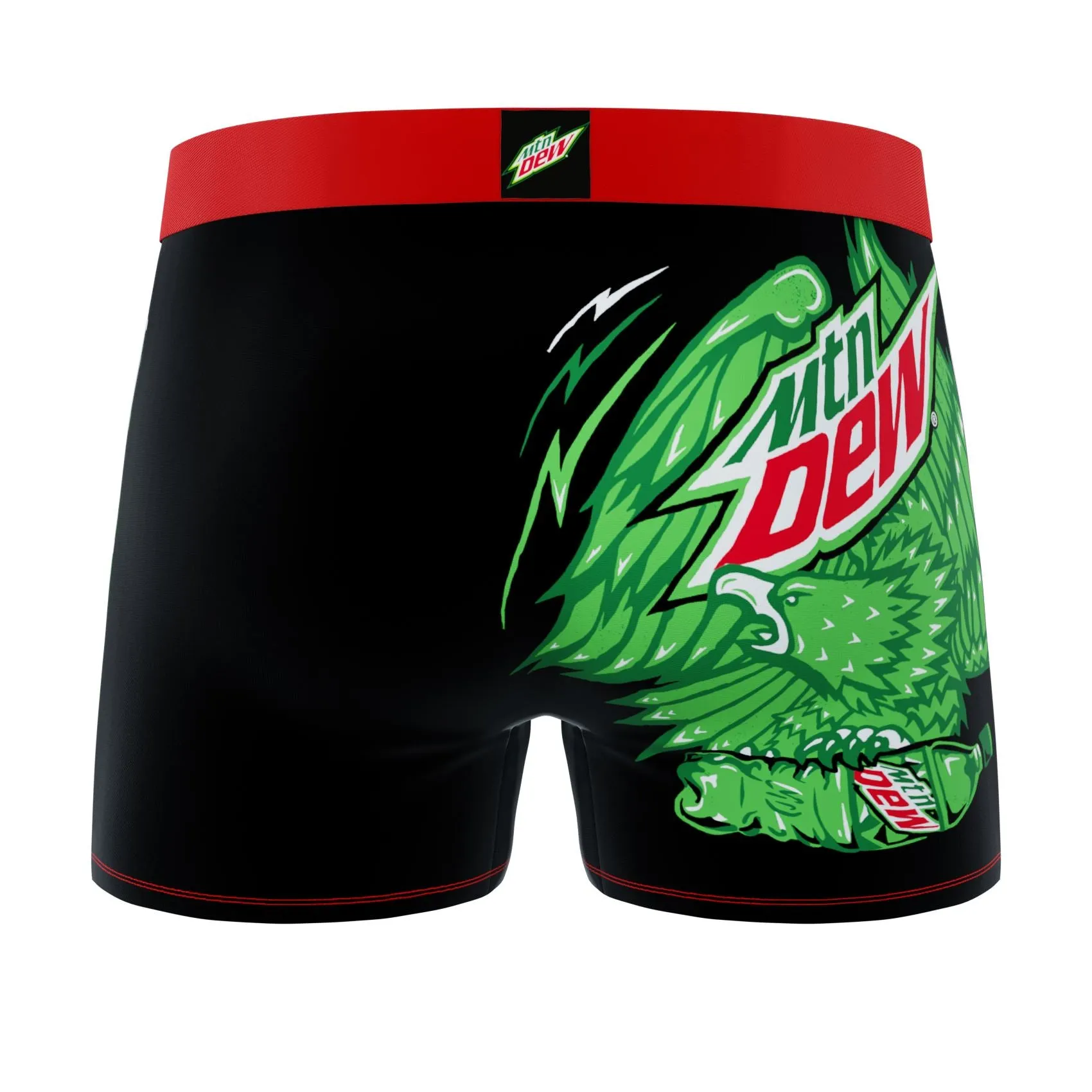 CRAZYBOXER Mountain Dew Logo Men's Boxer Briefs (2 pack)