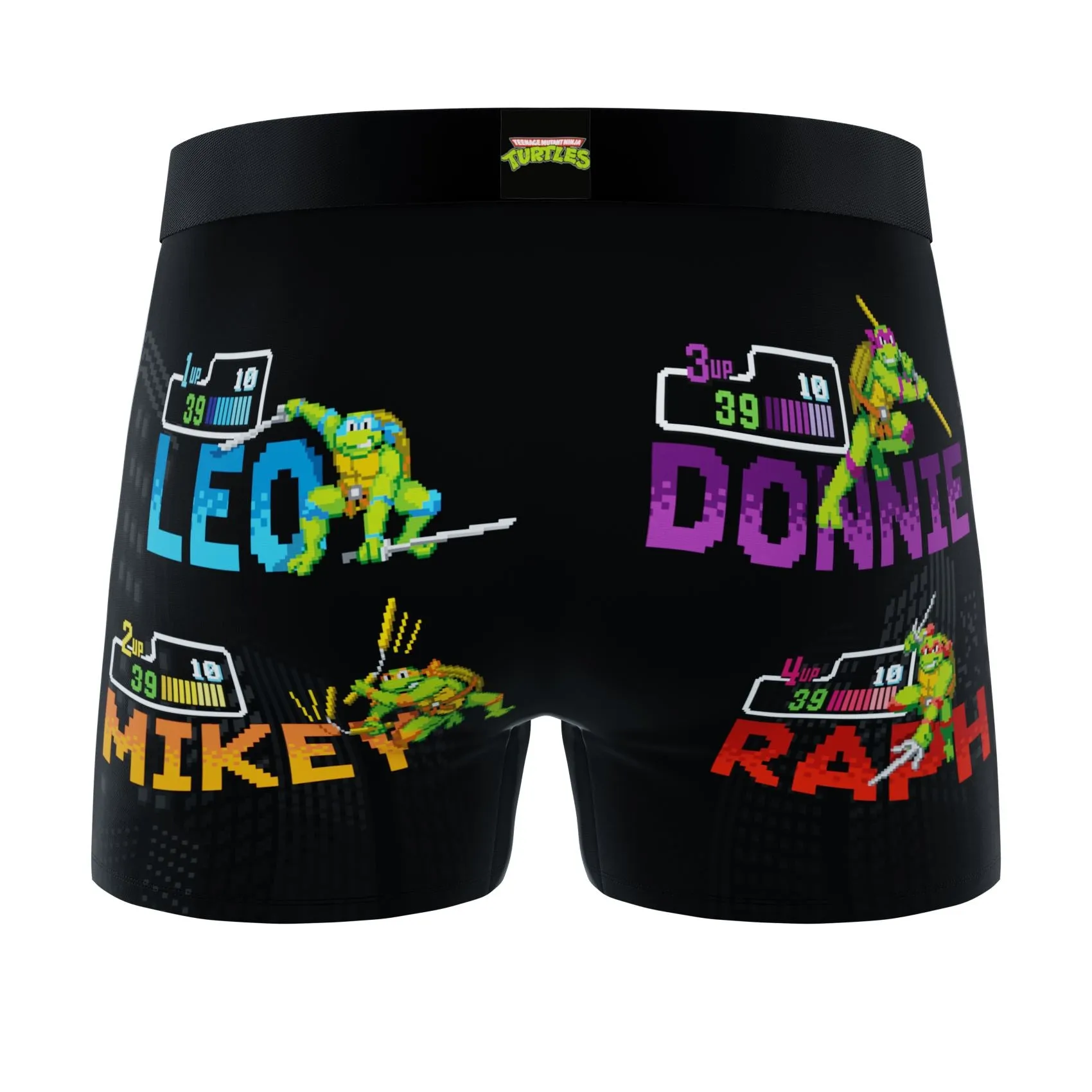 CRAZYBOXER Ninja Turtles Pixel Men's Boxer Briefs (Pack 2)