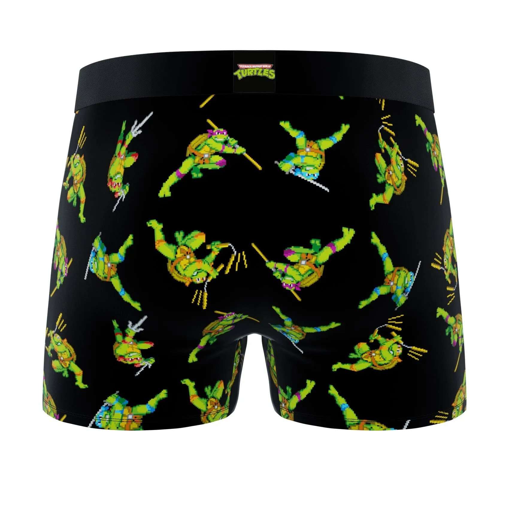 CRAZYBOXER Ninja Turtles Pixel Men's Boxer Briefs (Pack 2)