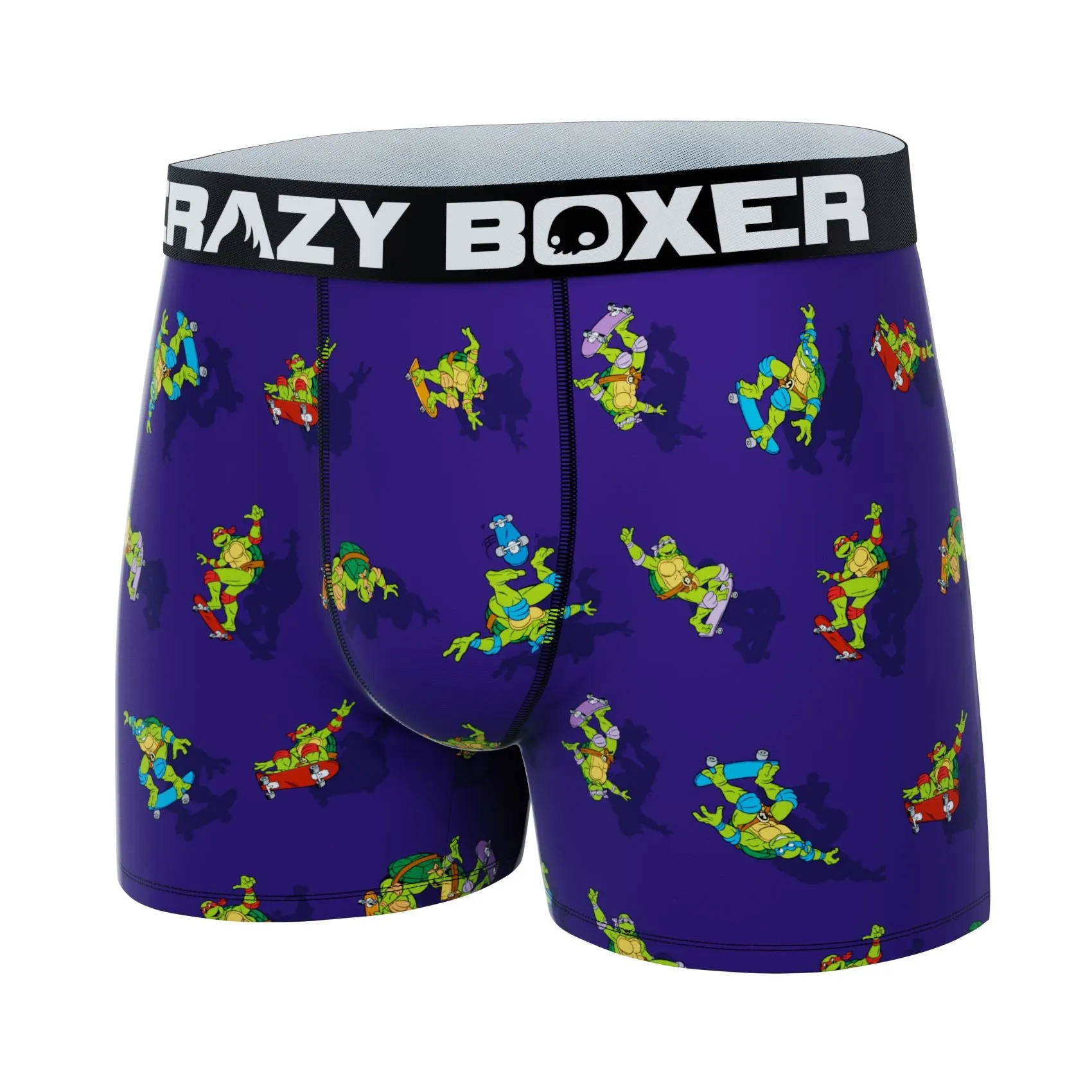 CRAZYBOXER Ninja Turtles Skateboard Men's Boxer Briefs