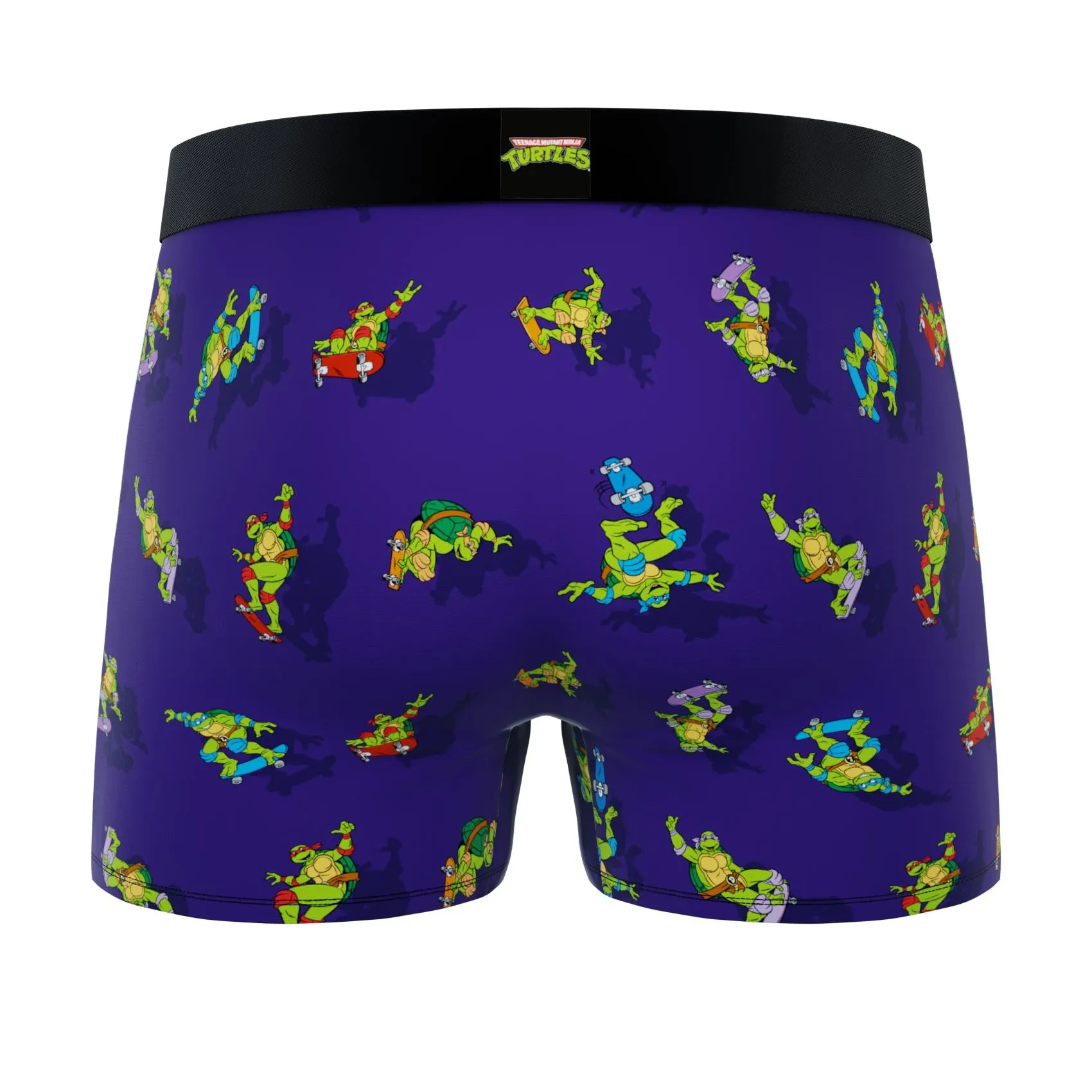 CRAZYBOXER Ninja Turtles Skateboard Men's Boxer Briefs