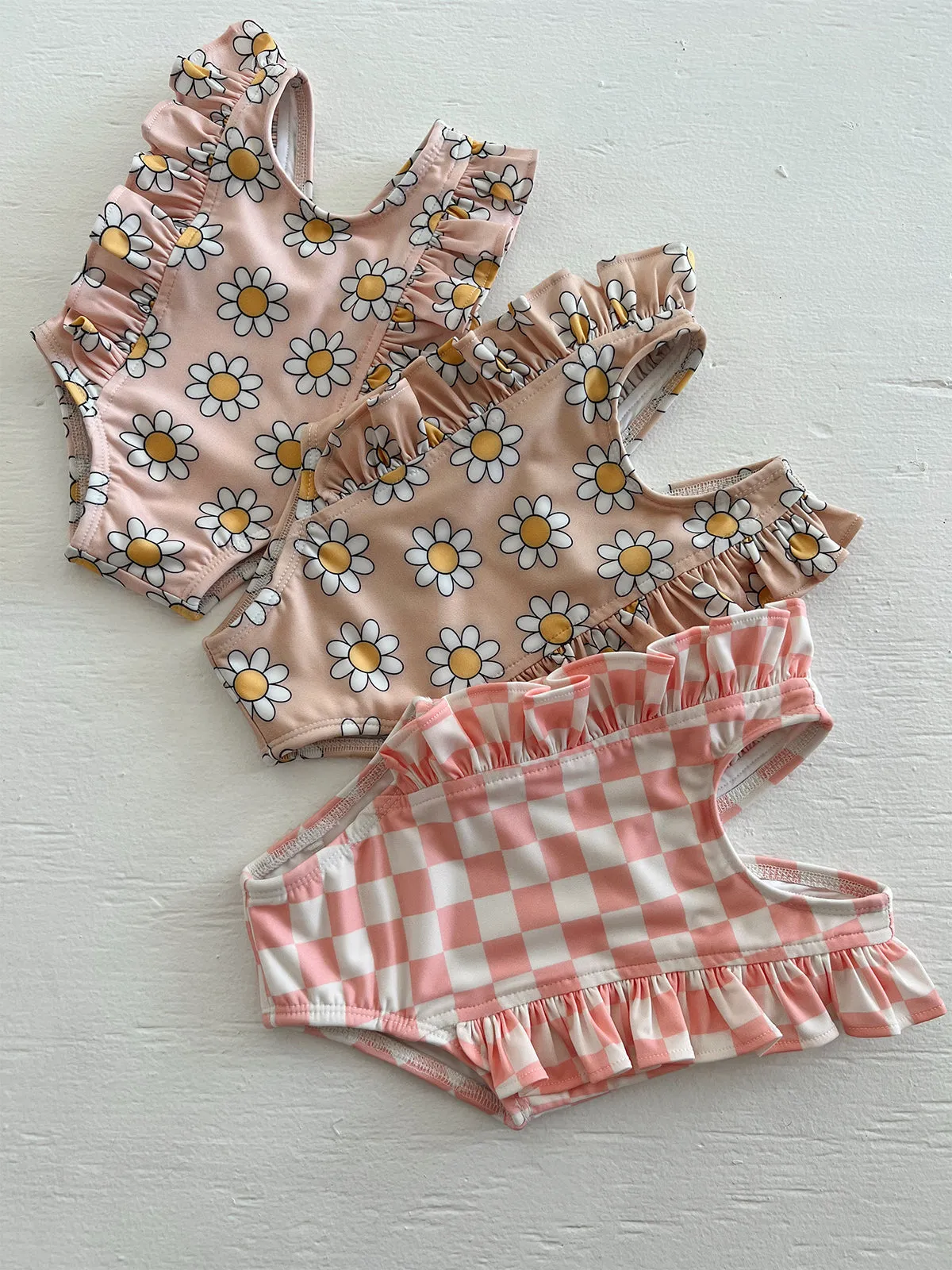 Daisy Pop Taffy / Monaco Swimsuit / UPF 50 