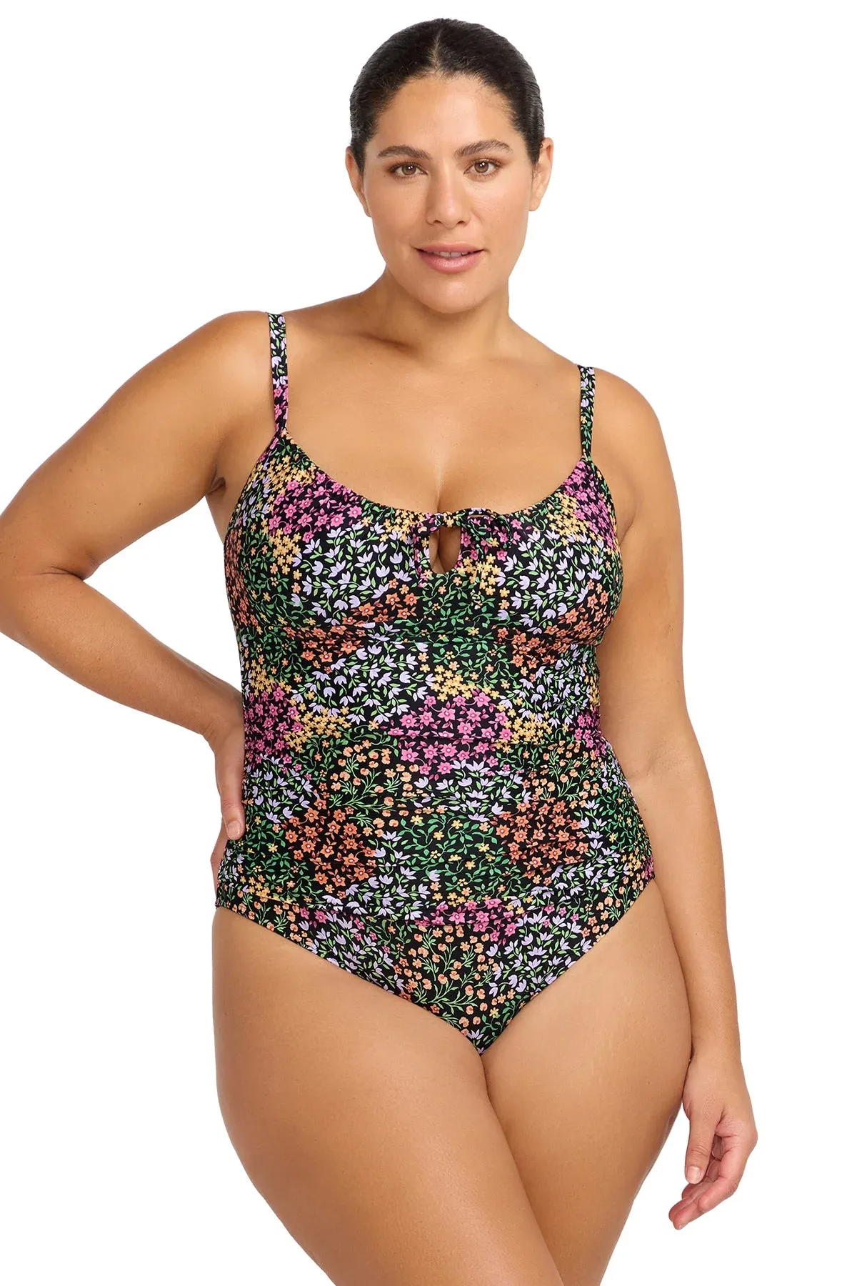 D'AVIGNON DEGAS MULTI CUP ONE PIECE SWIMSUIT - BLACK