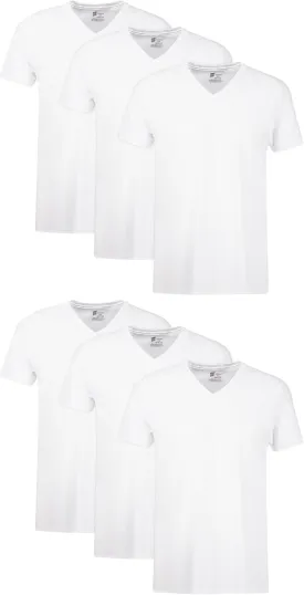 Hanes Ultimate Men's 6-Pack Best V-Neck T-Shirt
