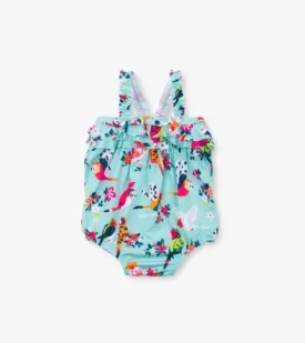 Hatley Tropical Birds Baby Ruffle Swimsuit