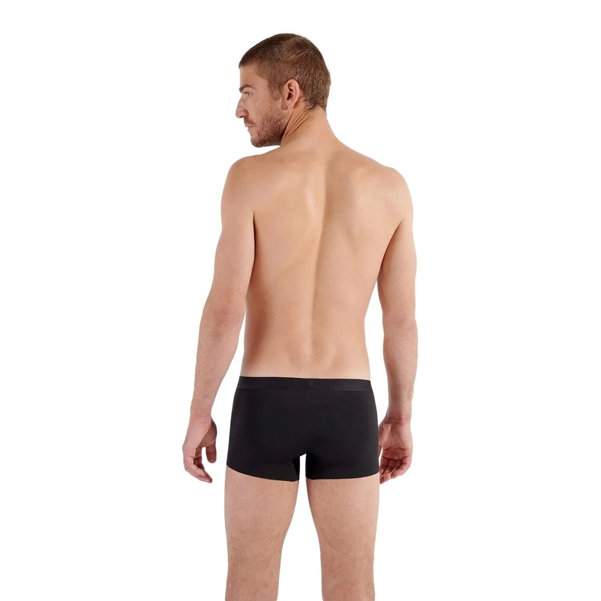 HOM Modal Clean Cut Invisible Comfort Boxer Briefs - Black