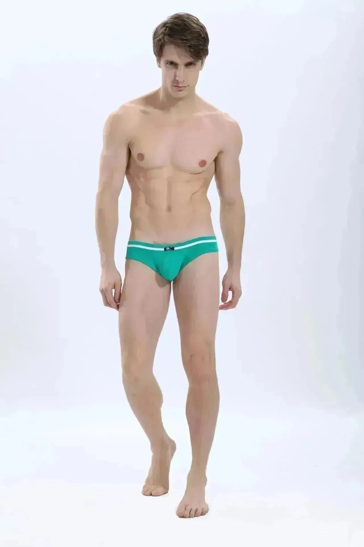 Men's Underwear Pure Cotton Low Waist Fashion Brief trunks panties