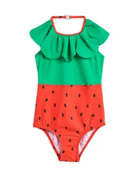 Mini Rodini Strawberry Halter Swimsuit