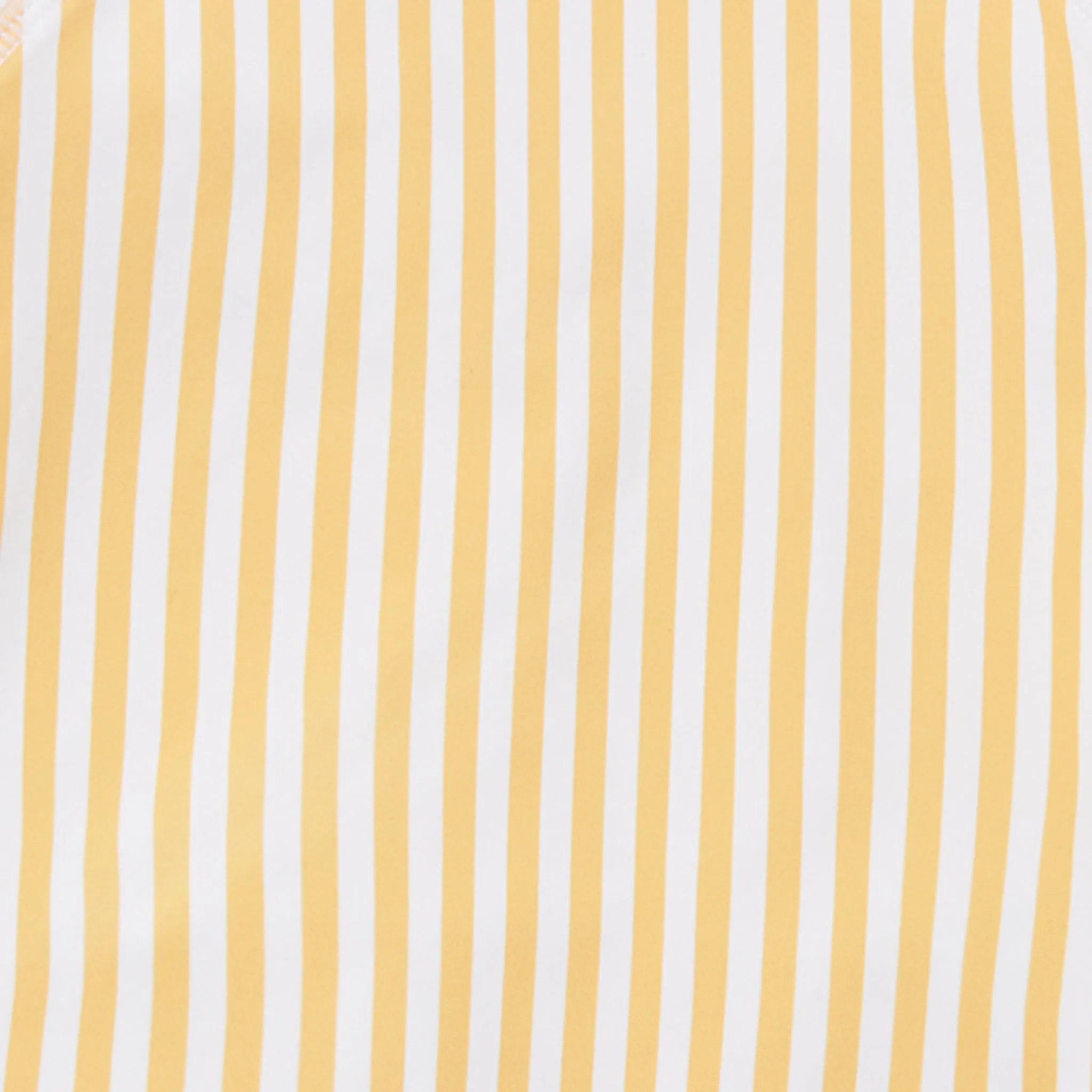 Mustard Frill Long Sleeve Swimsuit & Striped Swim Hat Set