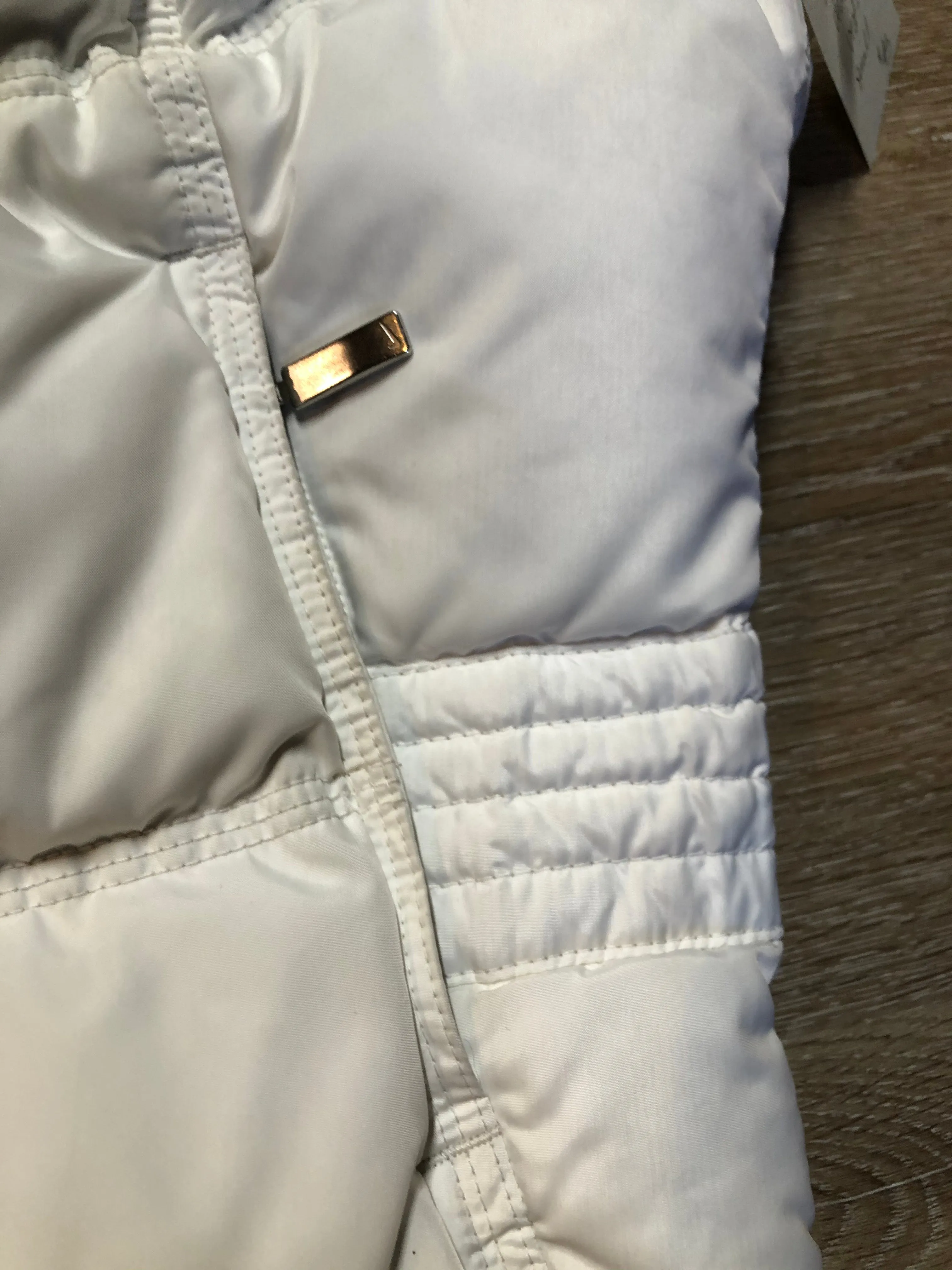 Nike White/ Green Reversible Down Filled Vest SOLD