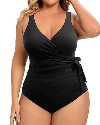 One Piece Plus Size Tummy Contral Swimsuits