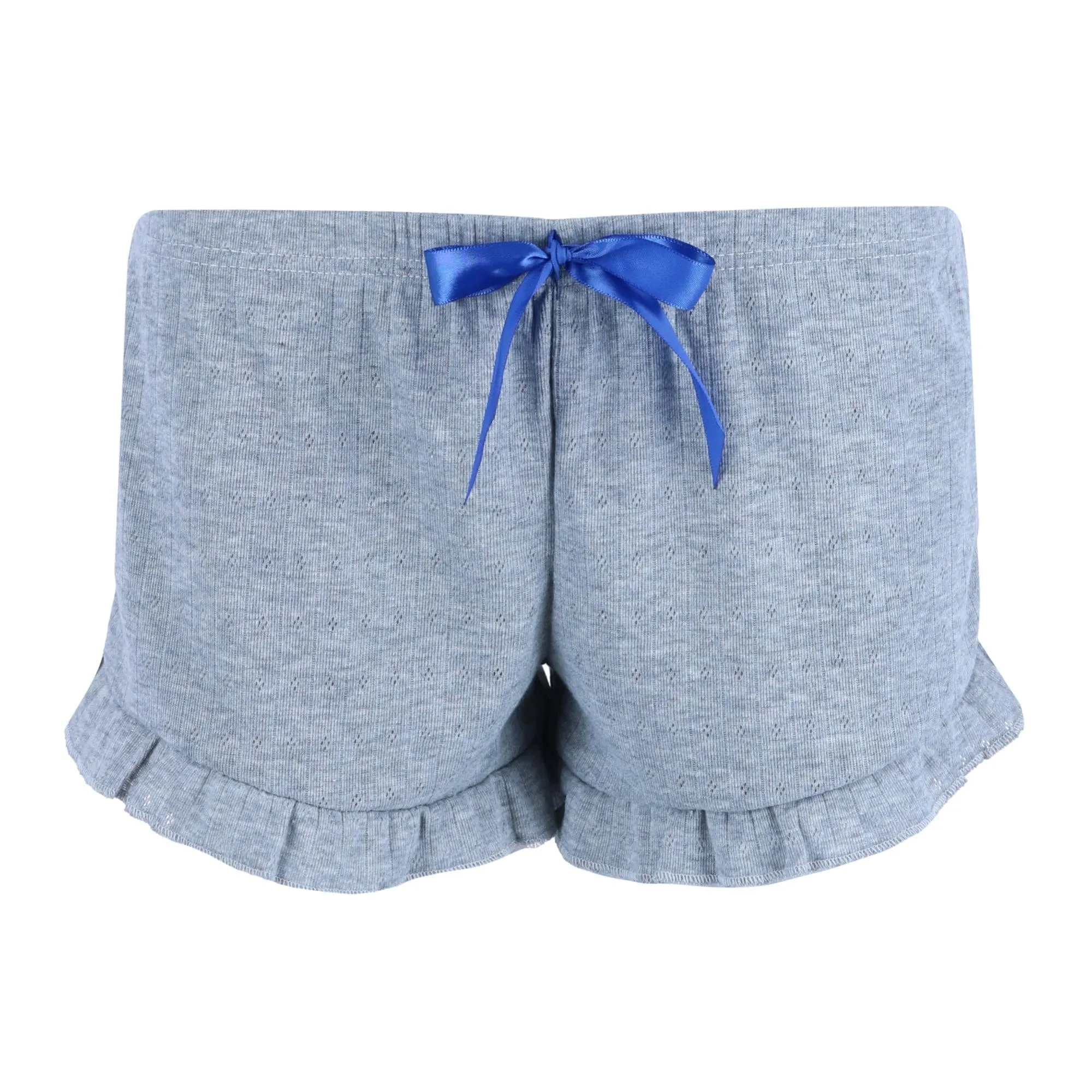 Overslept Women's Shorts Pointelle Elephant Notch Pajama Set