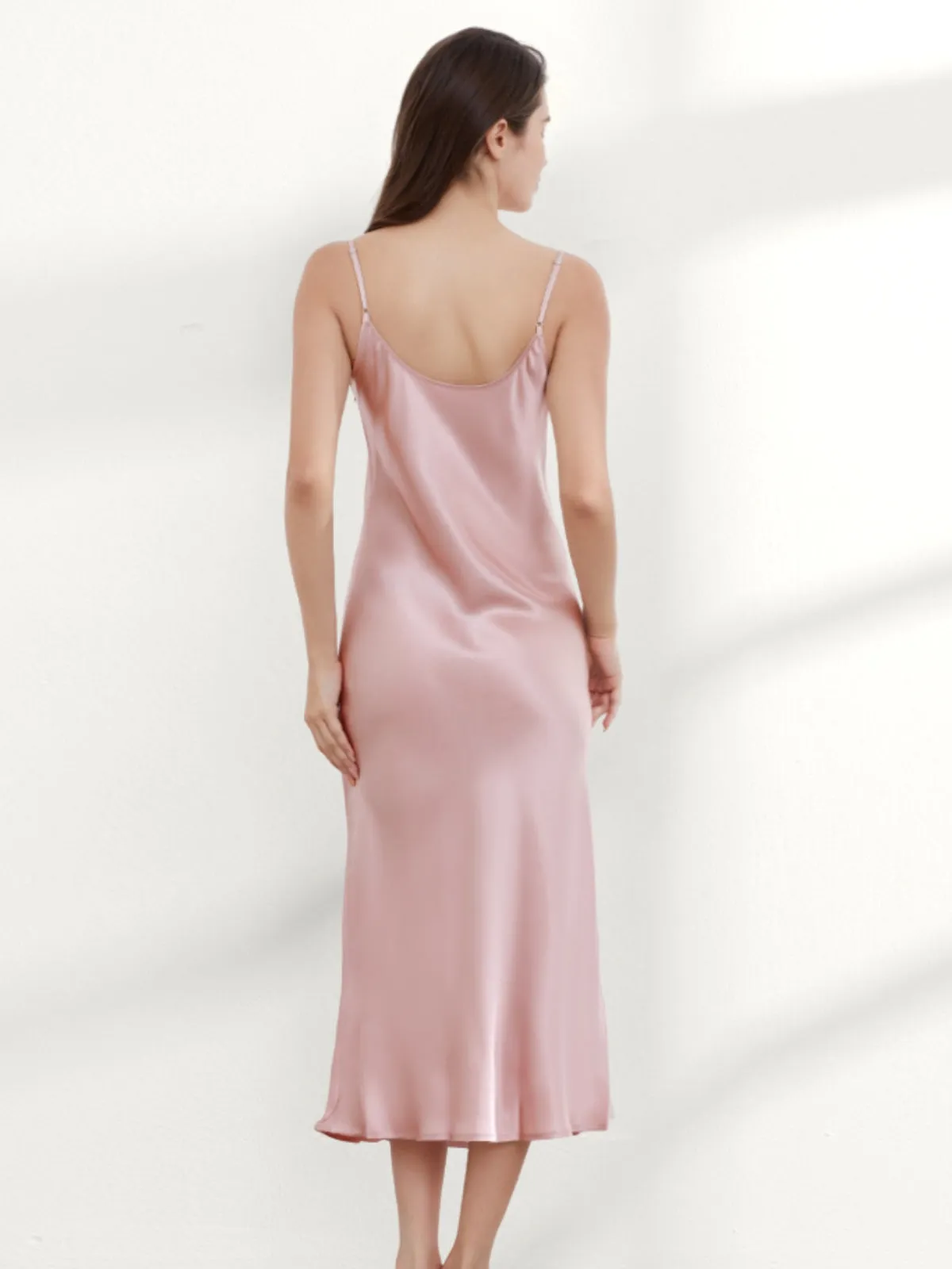 Pink Silk Nightgown