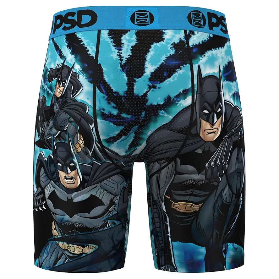 PSD Men's Multicolor Batman Dye Boxer Briefs Extra Large Underwear - 224180076-MUL-XL