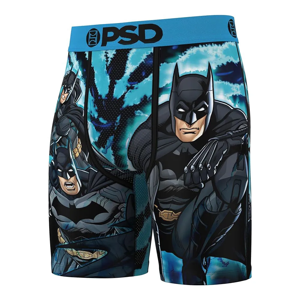 PSD Men's Multicolor Batman Dye Boxer Briefs Extra Large Underwear - 224180076-MUL-XL