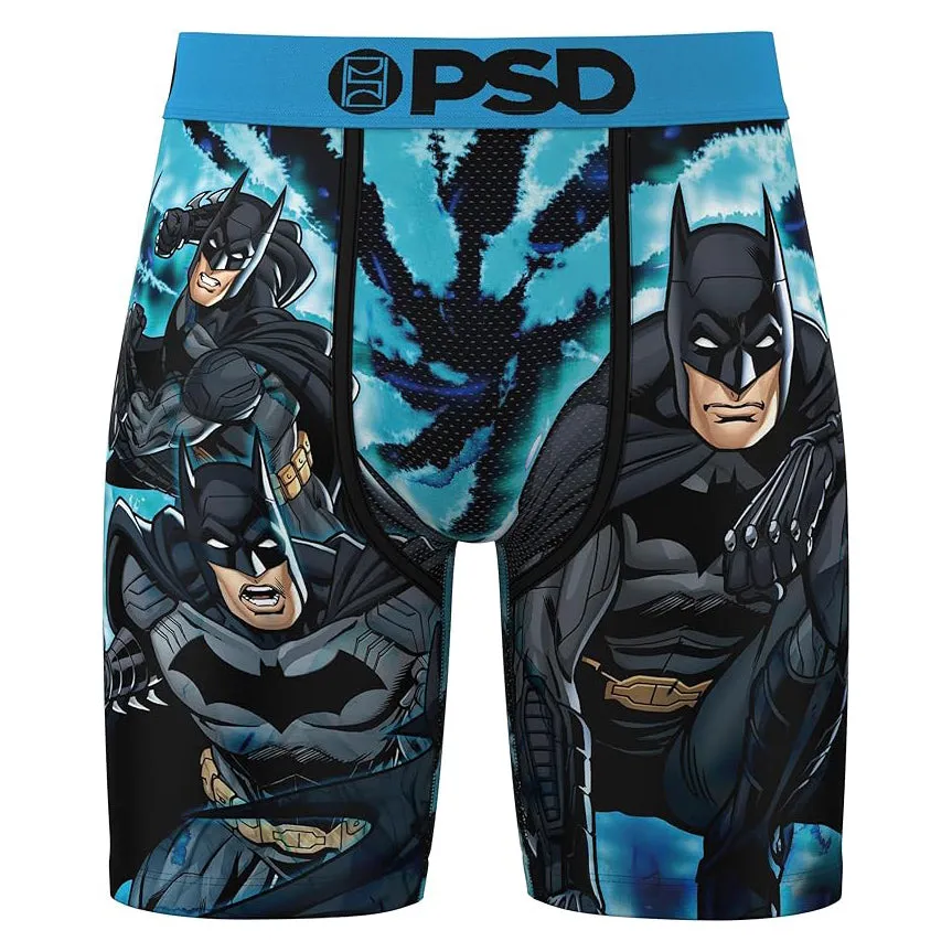 PSD Men's Multicolor Batman Dye Boxer Briefs Extra Large Underwear - 224180076-MUL-XL
