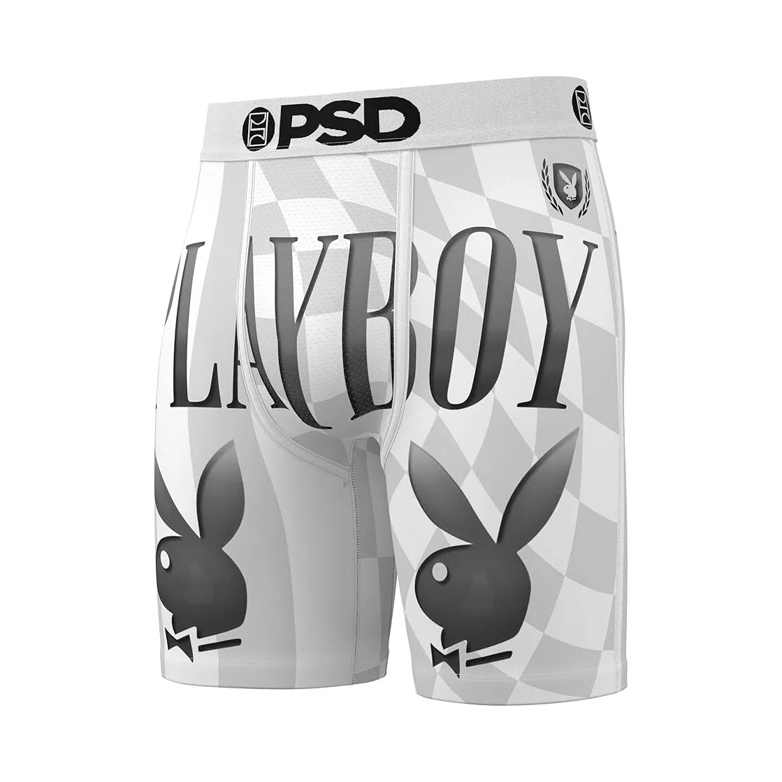 PSD Men's Multicolor Playboy Champ Boxer Briefs Extra Large Underwear - 324180008-MUL-XL