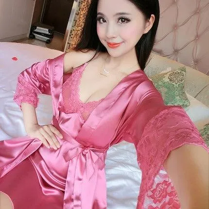 Sexy Silk Romantic Night gown