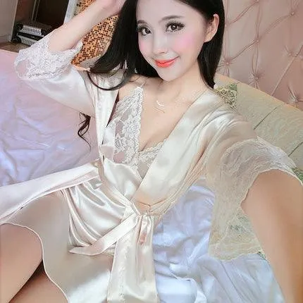 Sexy Silk Romantic Night gown