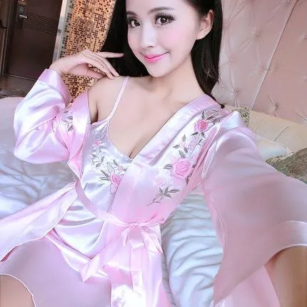 Sexy Silk Romantic Night gown