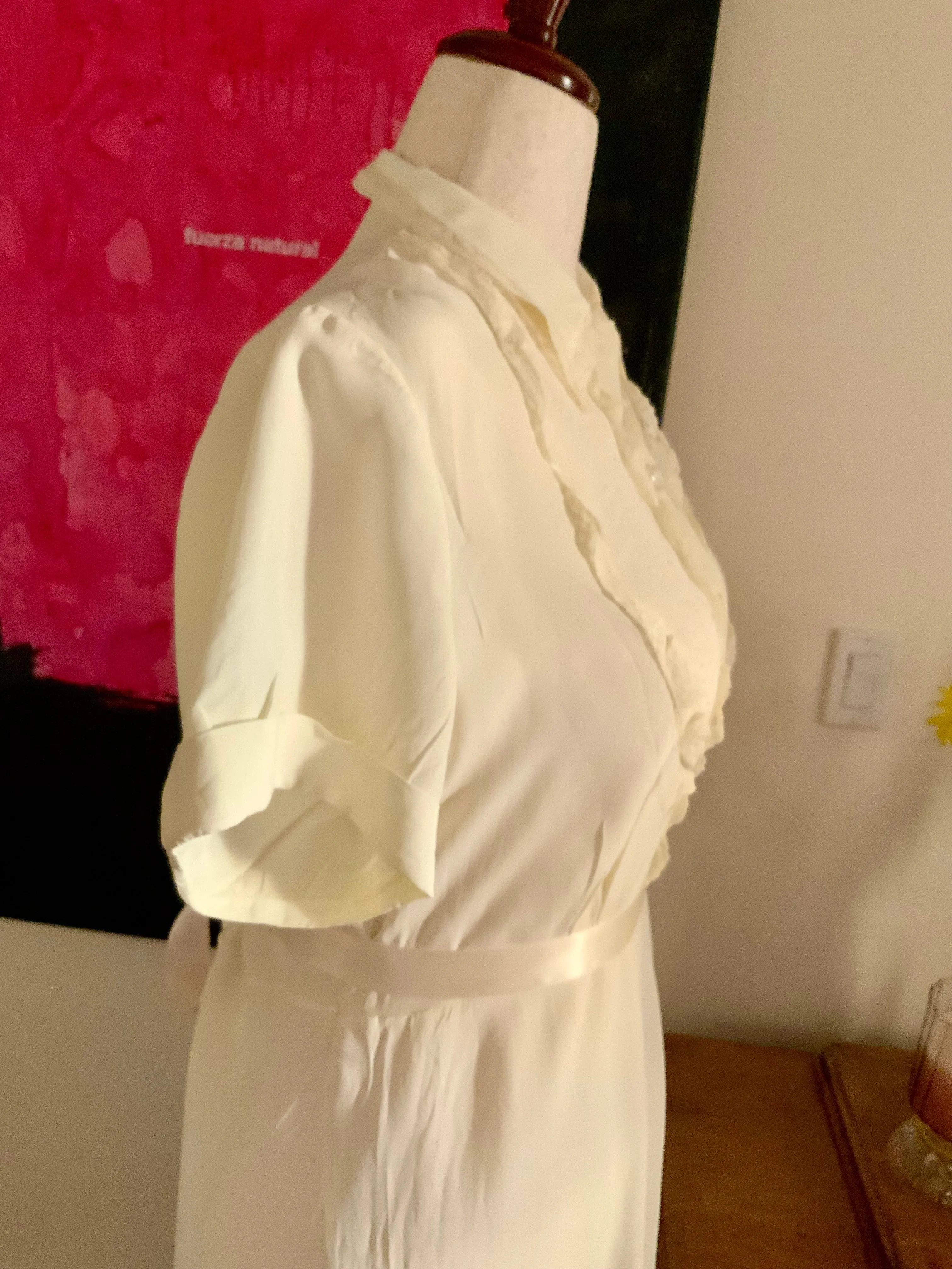 Short Sleeve Nightgown - Dress - 30s