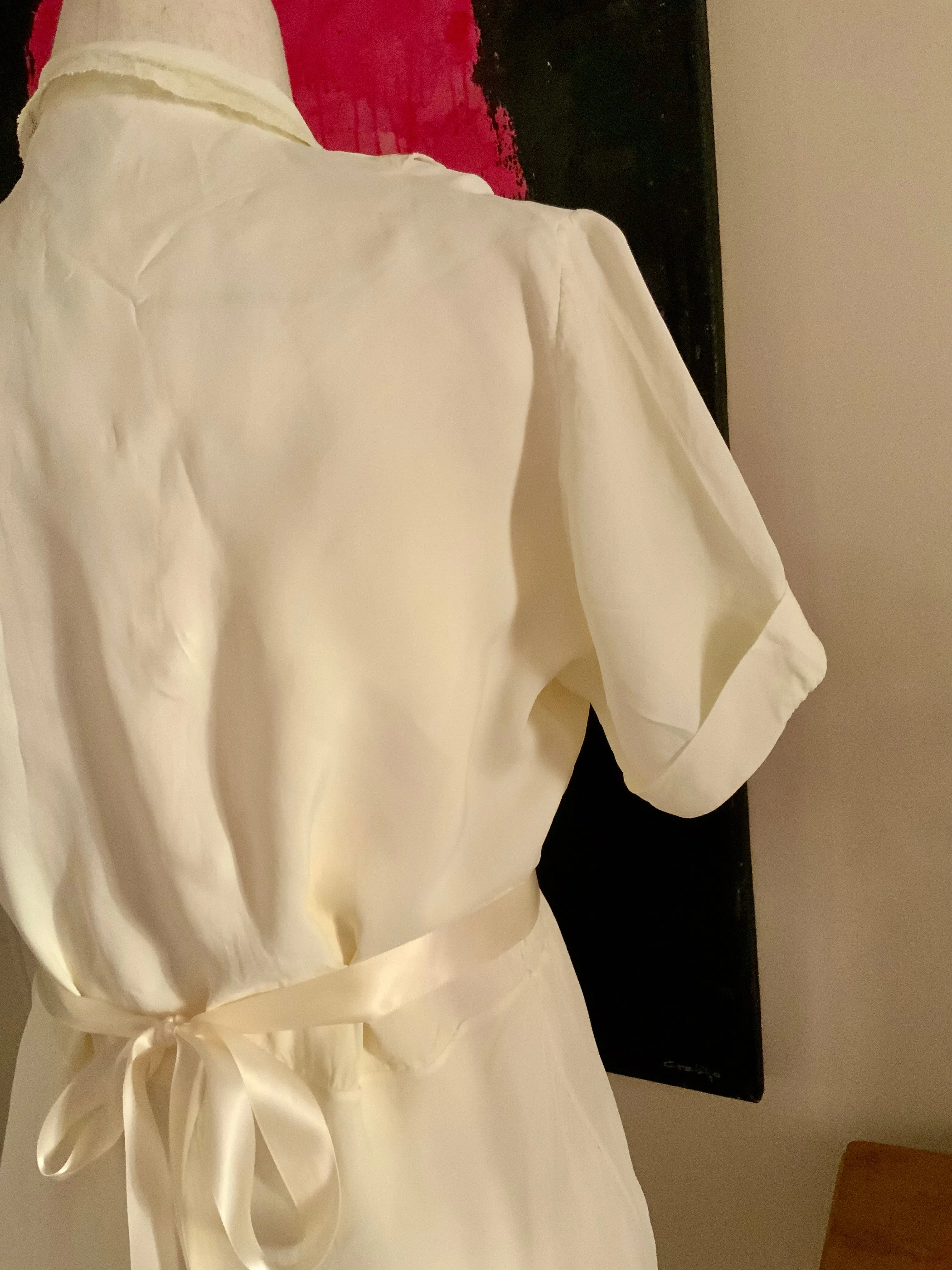 Short Sleeve Nightgown - Dress - 30s