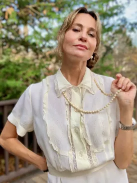 Short Sleeve Nightgown - Dress - 30s