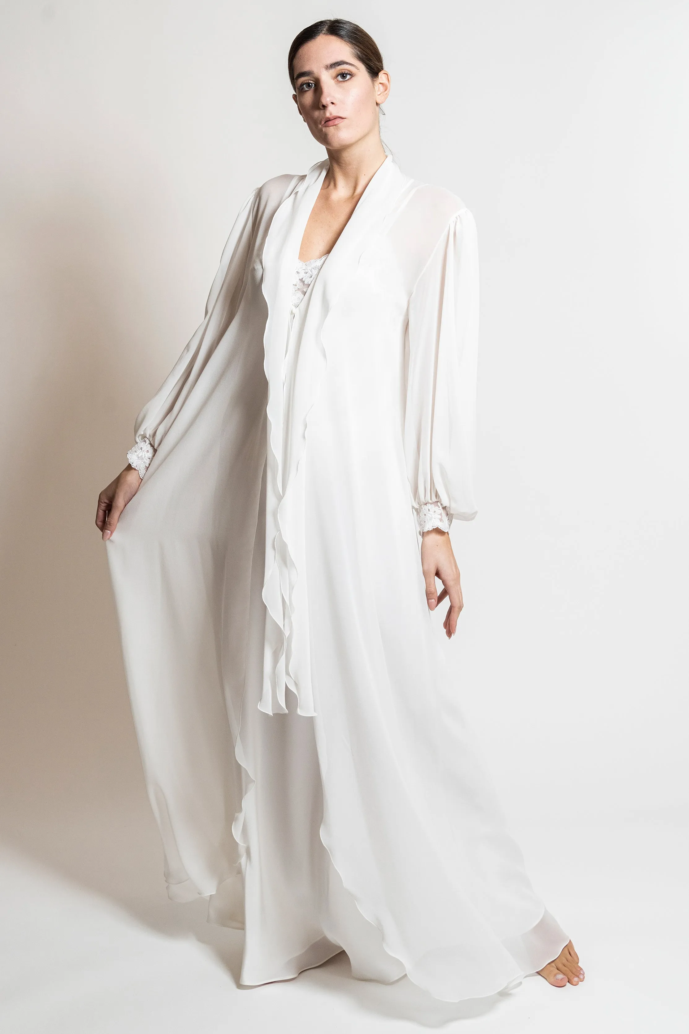 Silk Georgette Robe